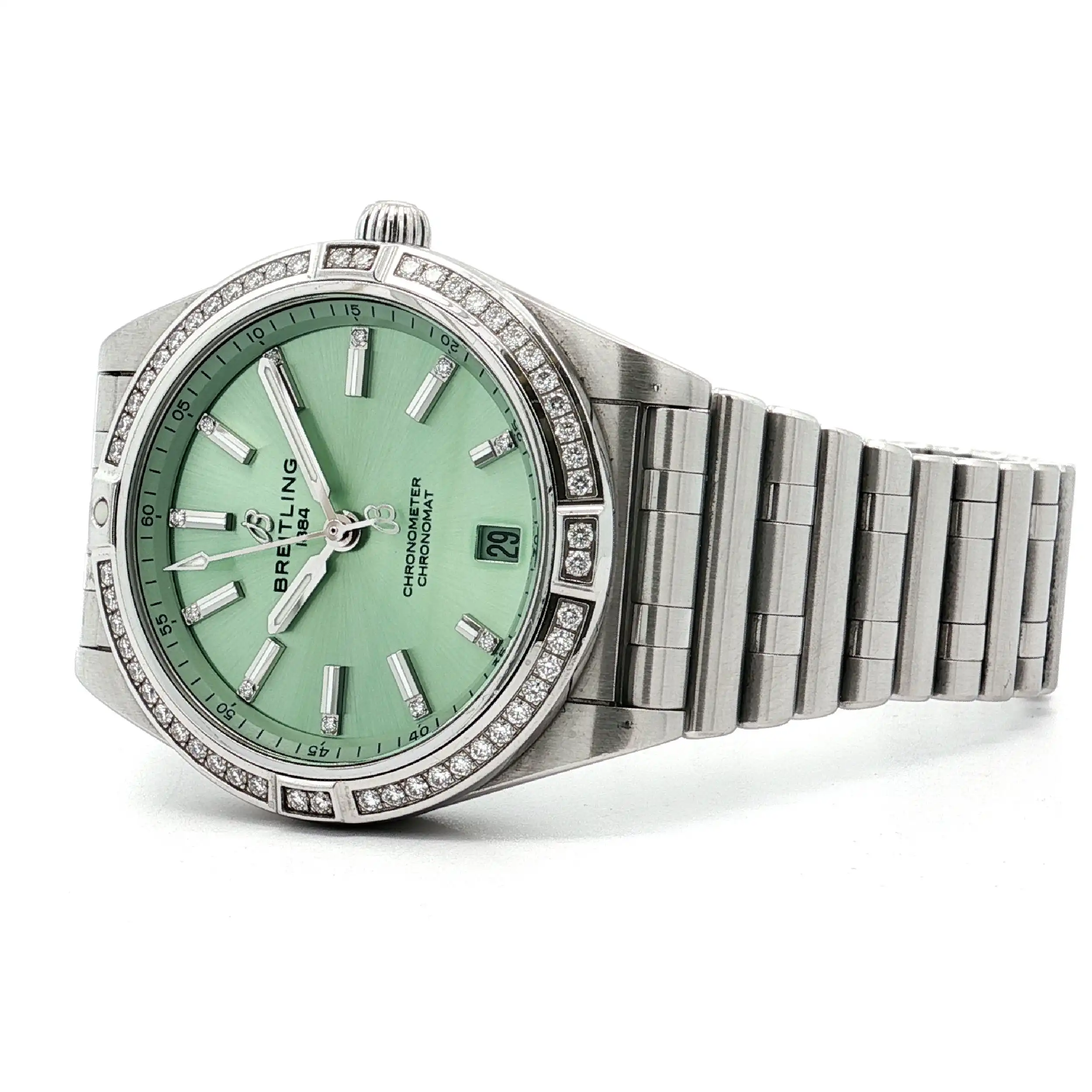 Damenuhr Breitling Chronomat 36 Automatik Full Set Damenuhr Breitling Chronomat 36 Automatik Full Set