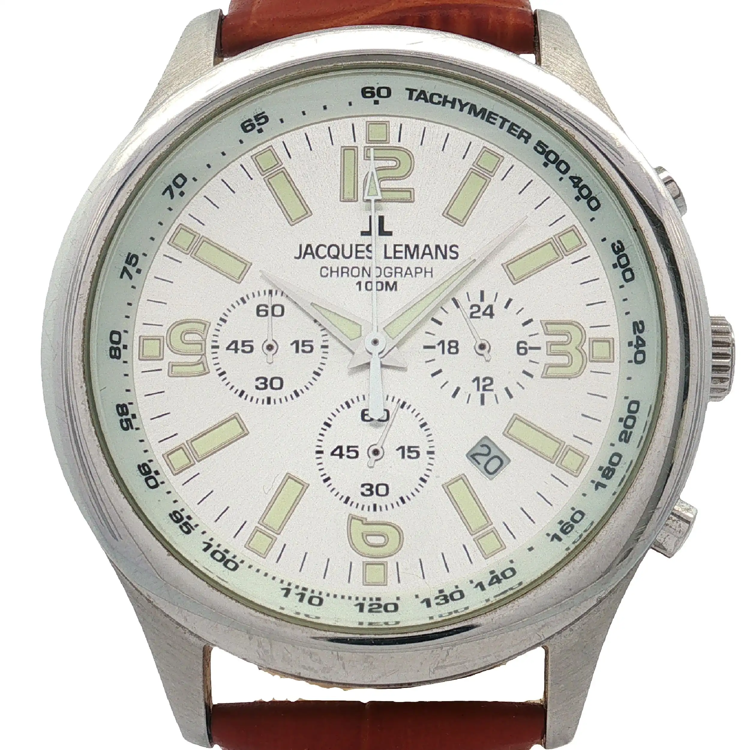 Herrenuhr Jaques Lemans Quarzuhr vermackt