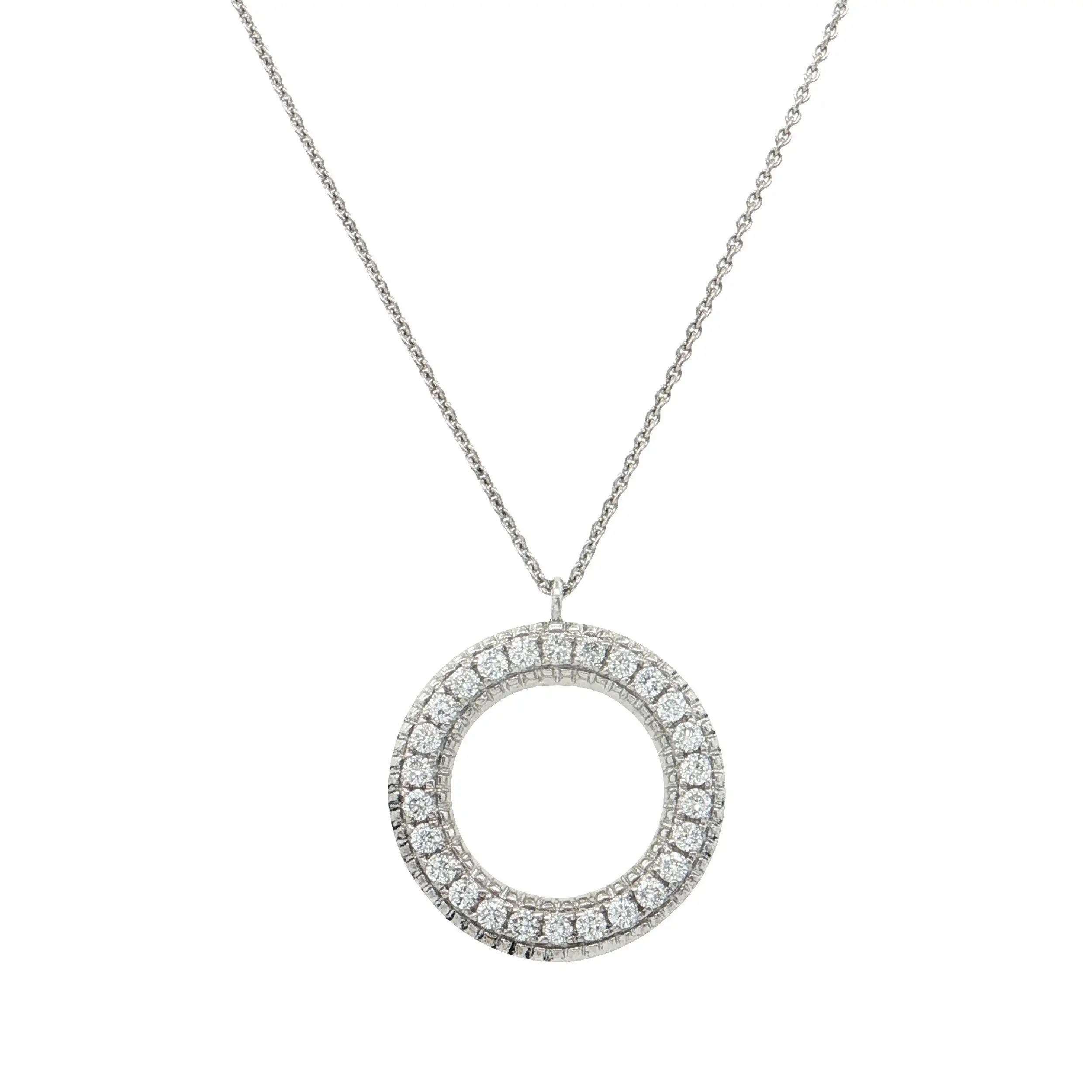 Ankercollier Weißgold mit Brillanten Ankercollier Weißgold mit Brillanten