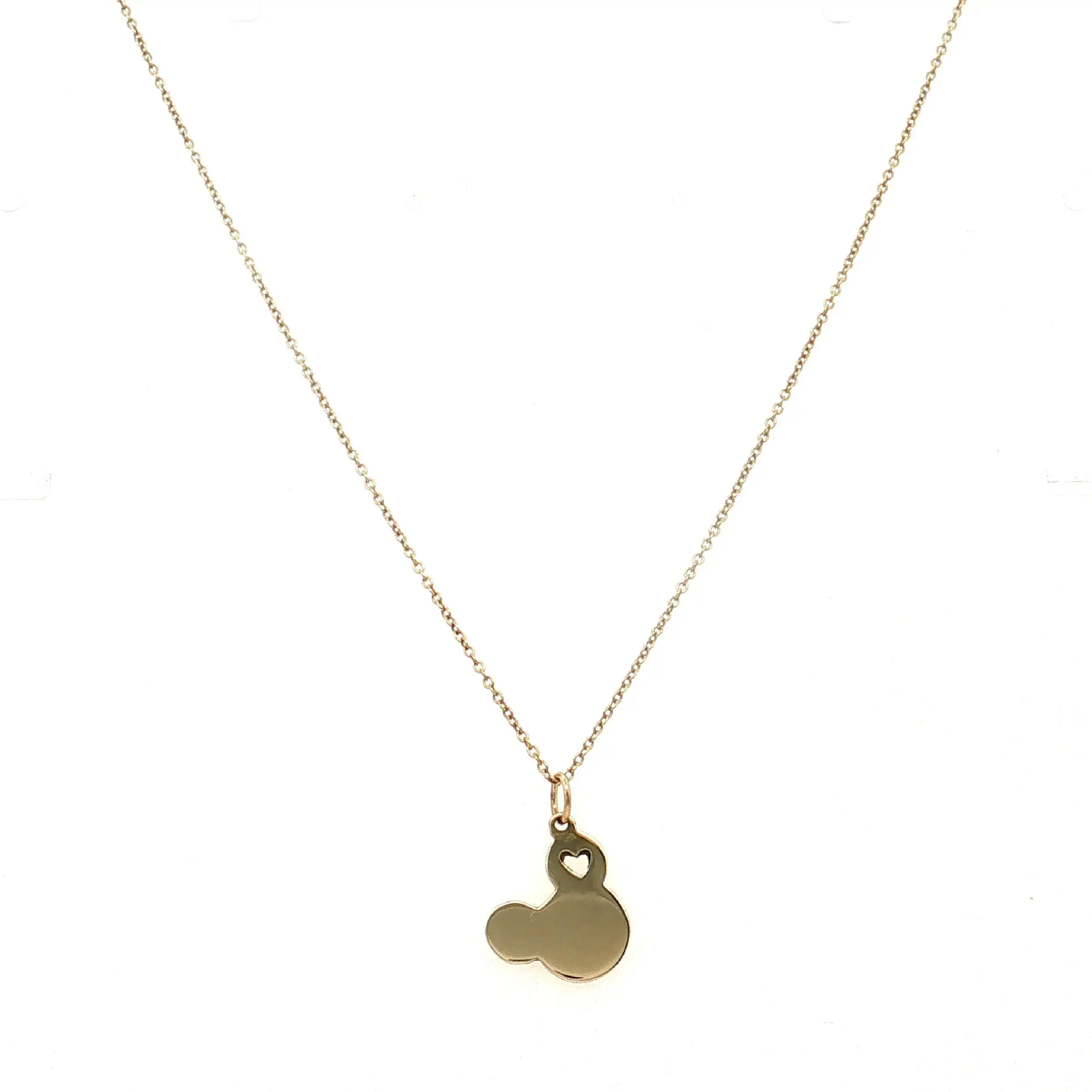 Kette mit Anhänger Gelbgold Mikey Mouse Kette mit Anhänger Gelbgold Mikey Mouse