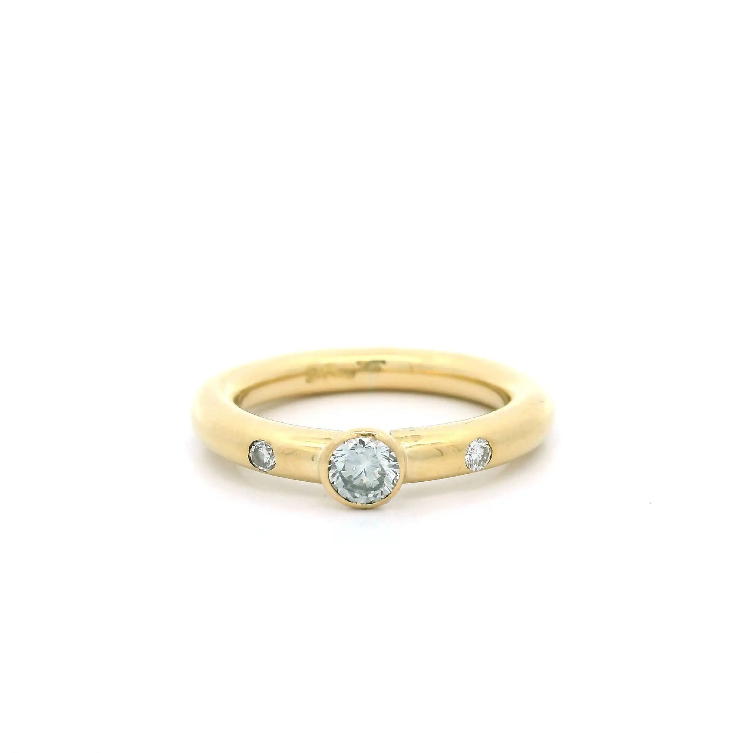 Ring Gelbgold mit Brillanten Ring Gelbgold mit Brillanten