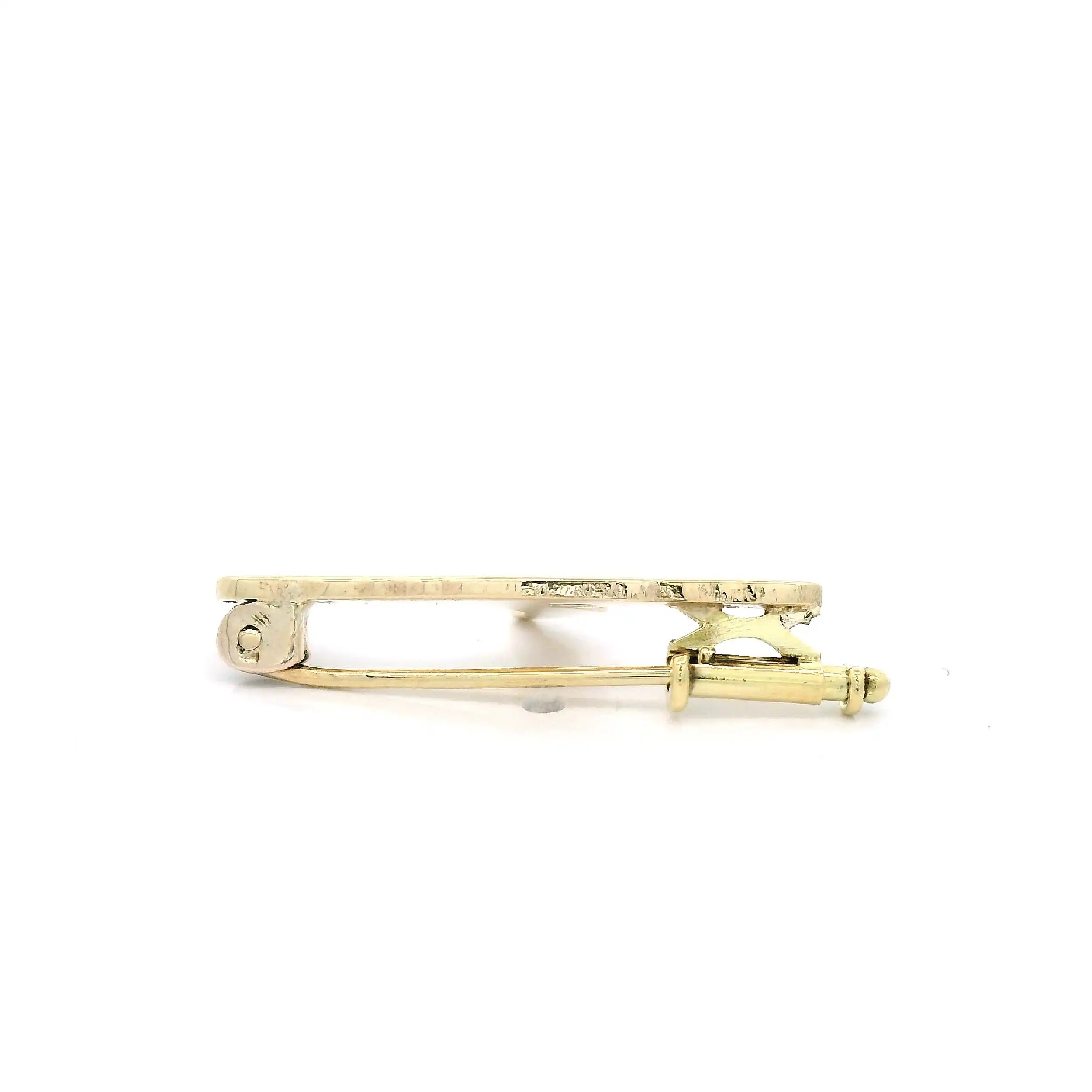Brosche Gelbgold Sylt