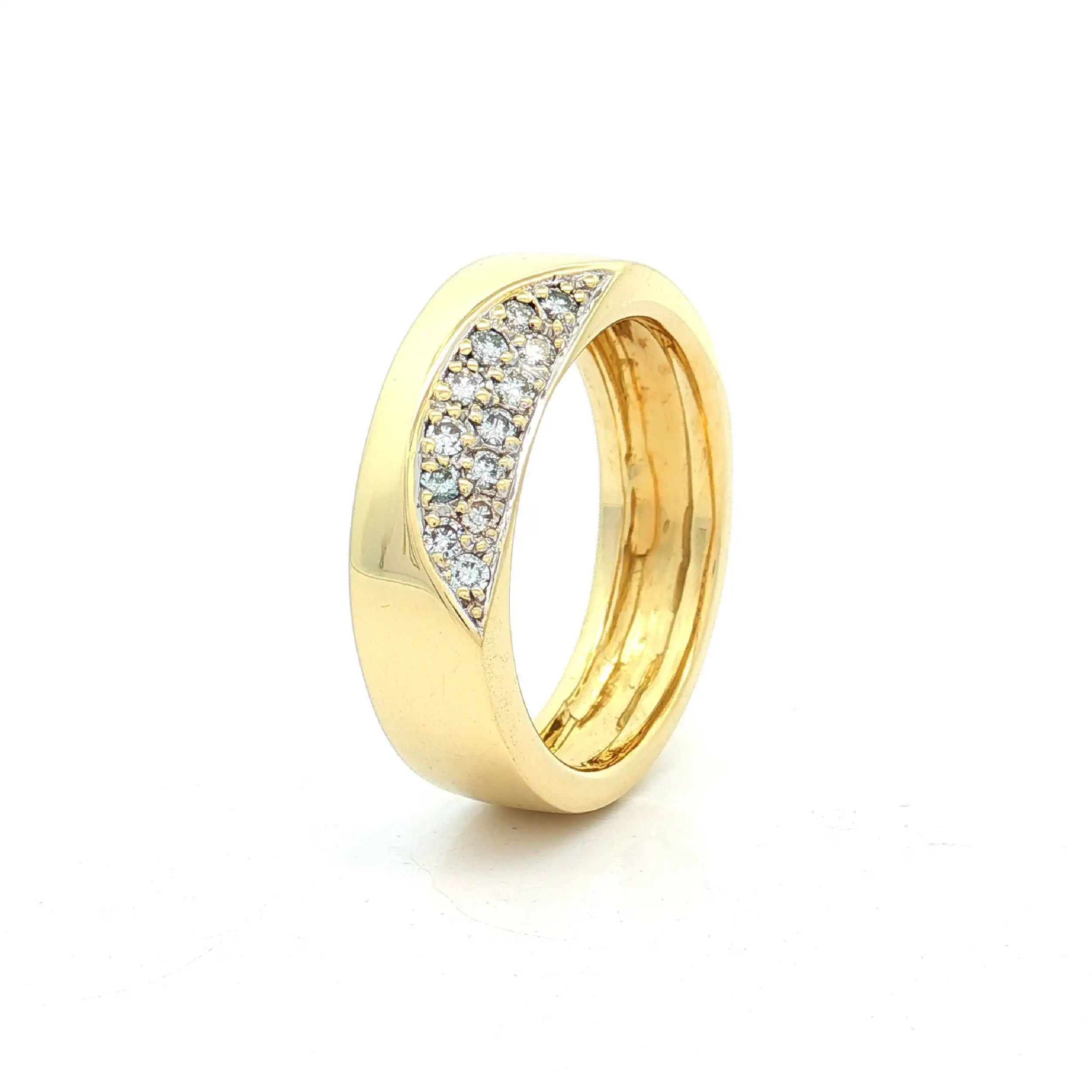 Ring Bicolor mit Brillanten