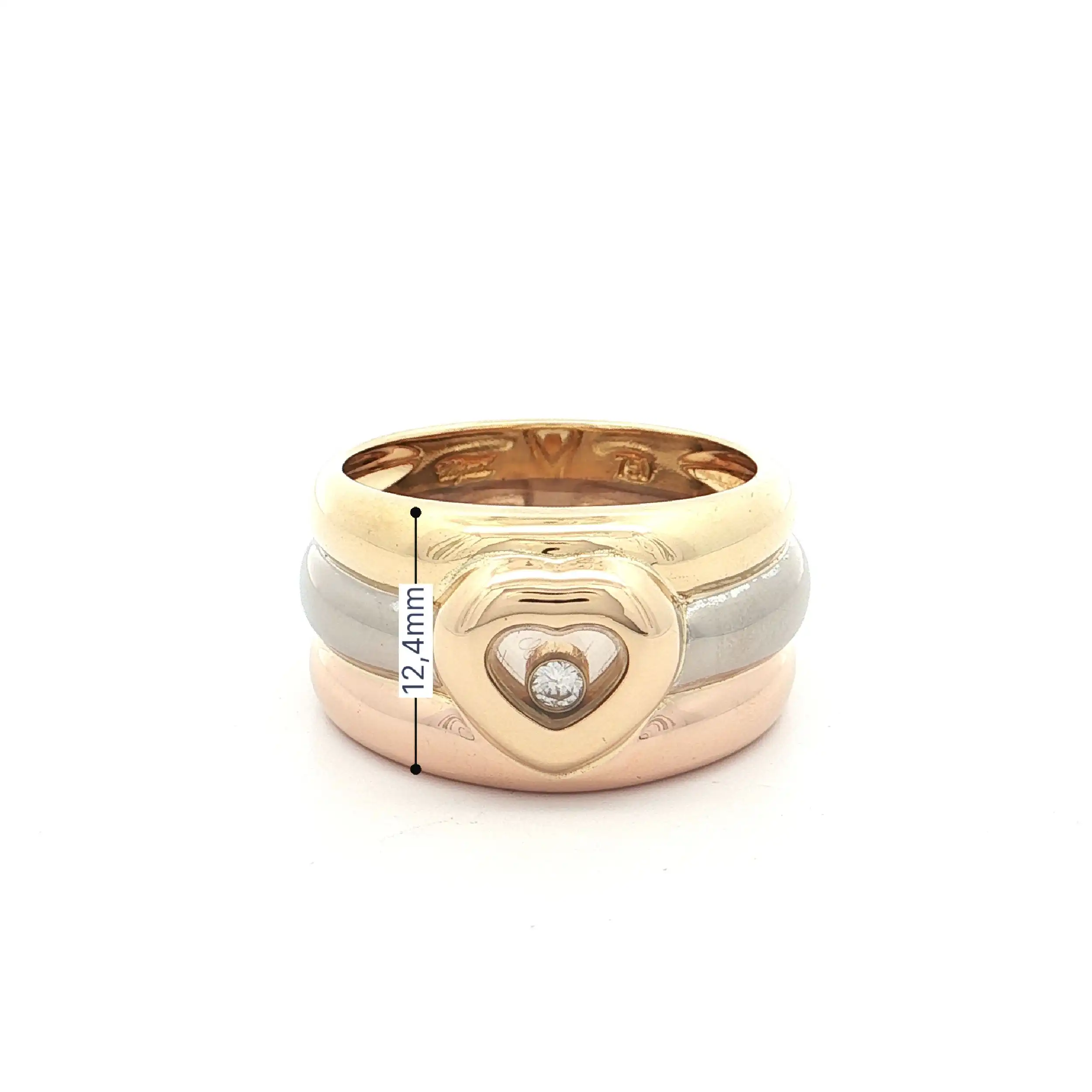 Ring Tricolor "Chopard Happy Diamonds"