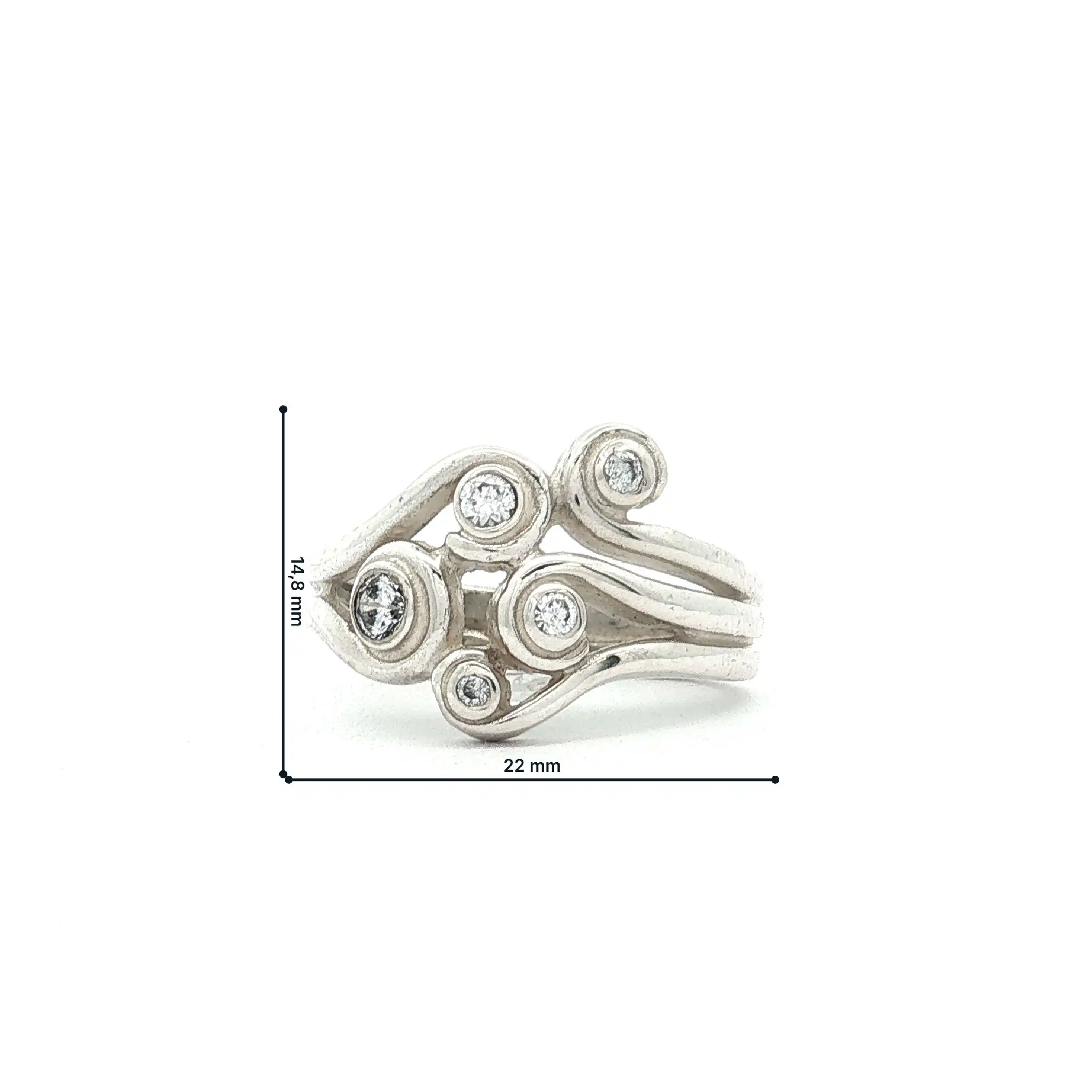 Ring Silber Pandora mit Zirkonia