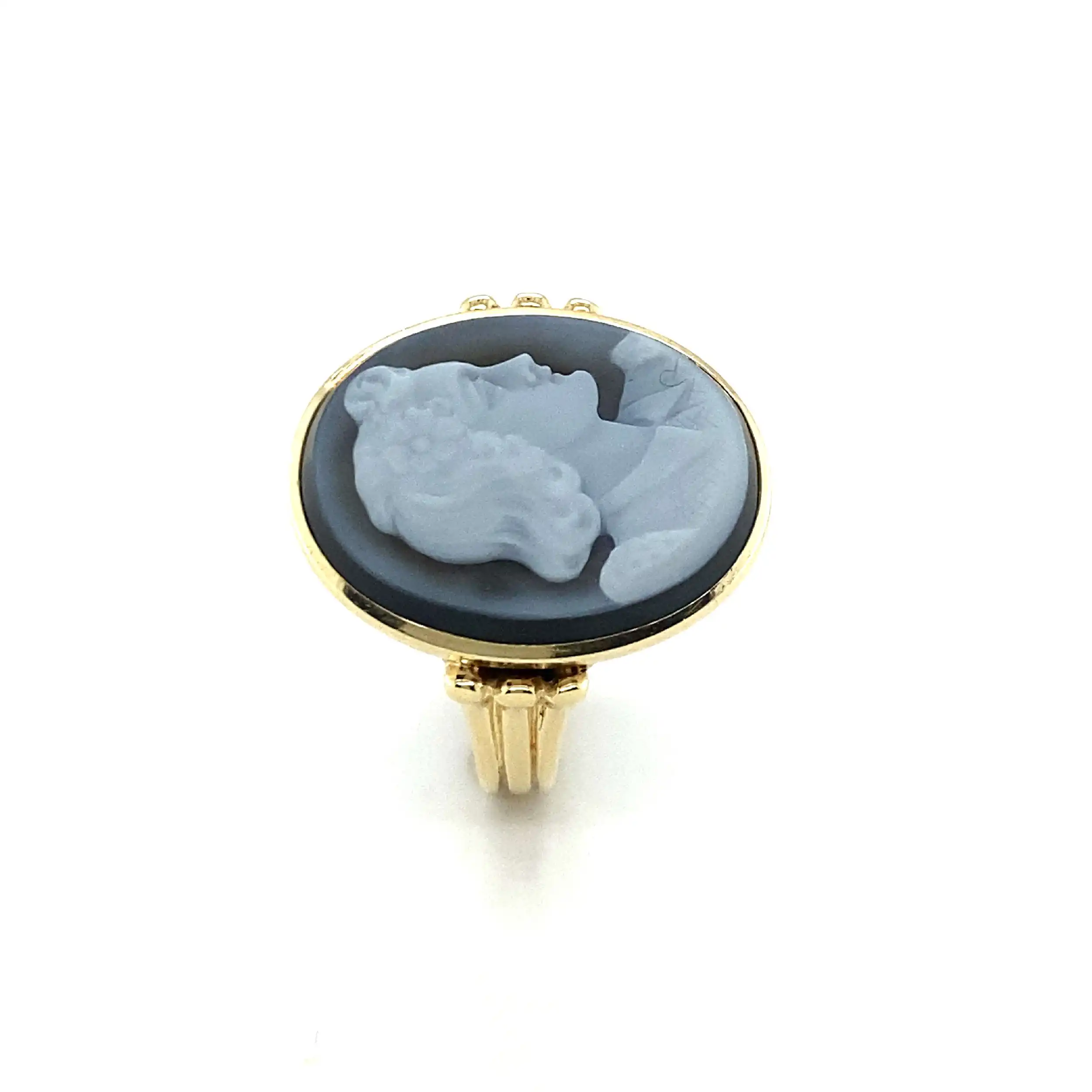 Ring Gelbgold mit Gemme Ring Gelbgold mit Gemme