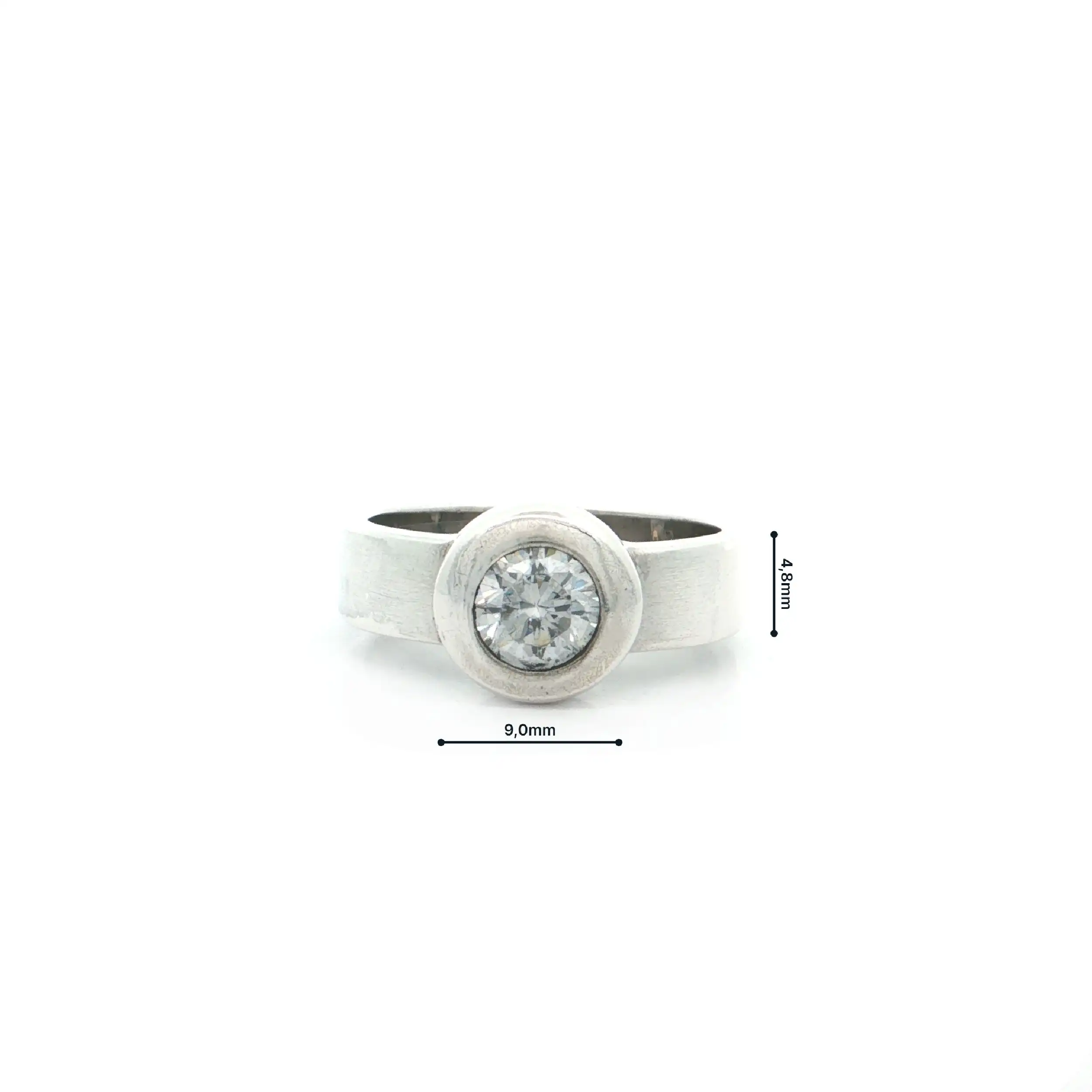 Silberring mit Zirkonia