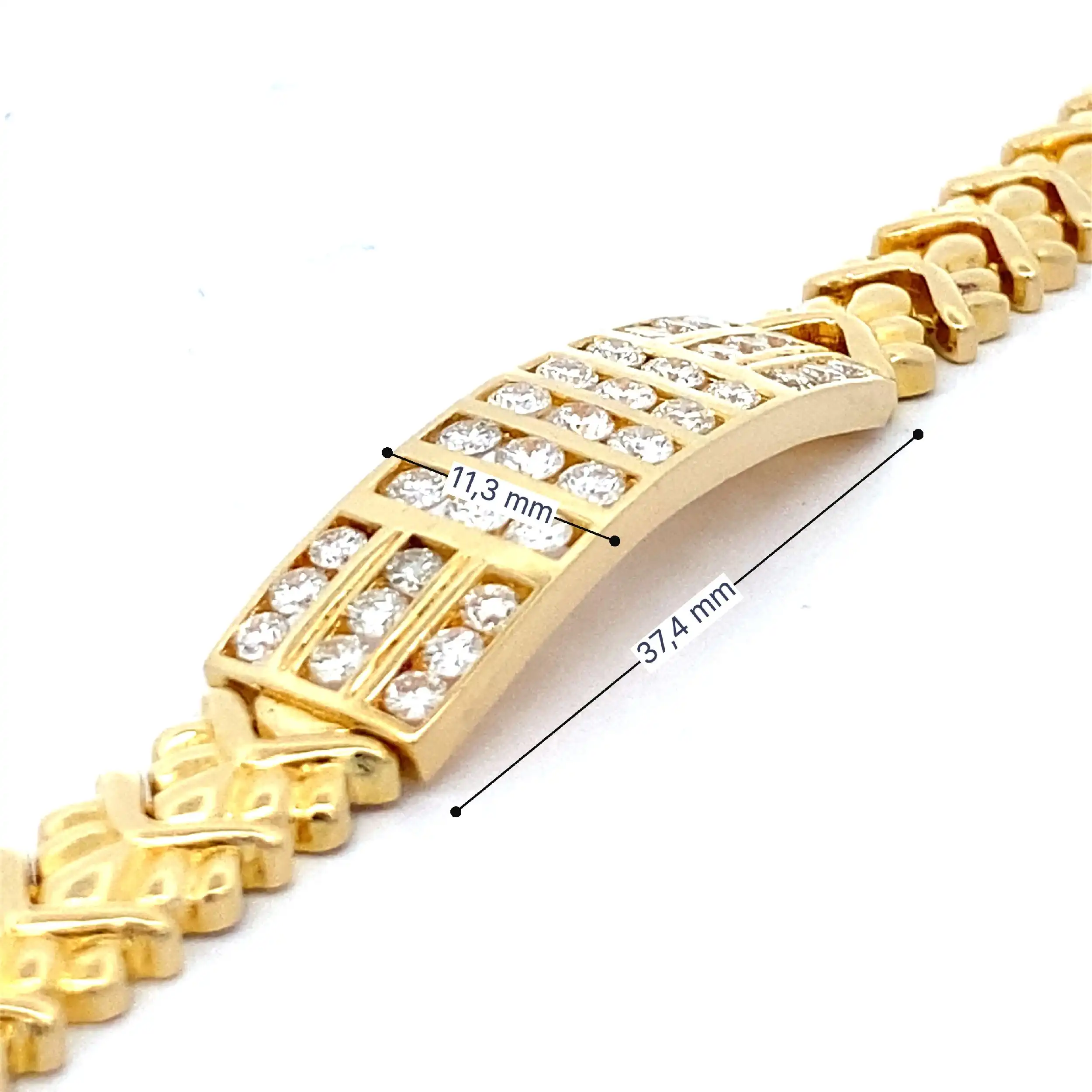 Armband Gelbgold mit Brillanten Armband Gelbgold mit Brillanten