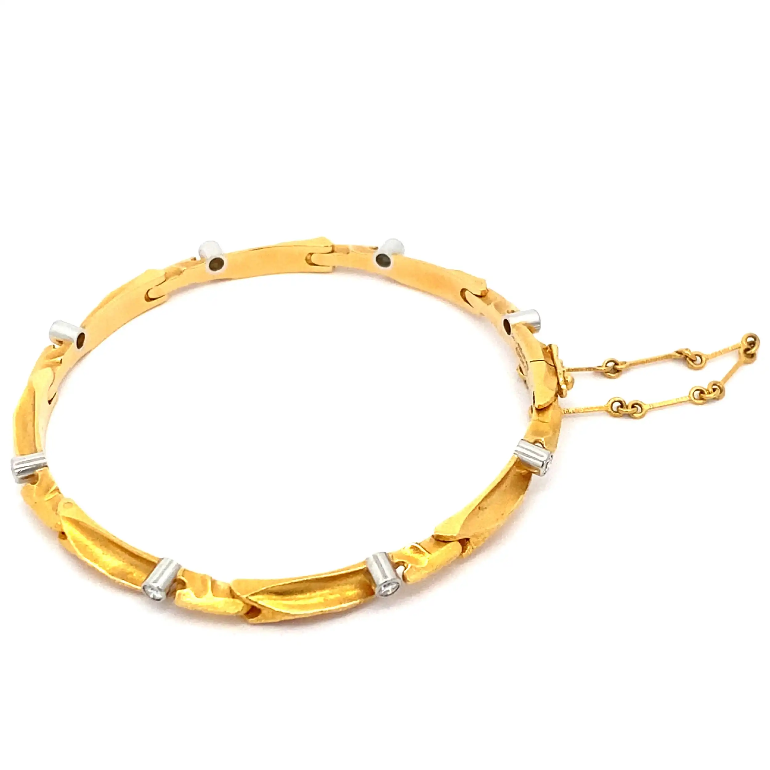 Armband Bicolor Lapponia H8 1985 Milchstraße mit Brillanten