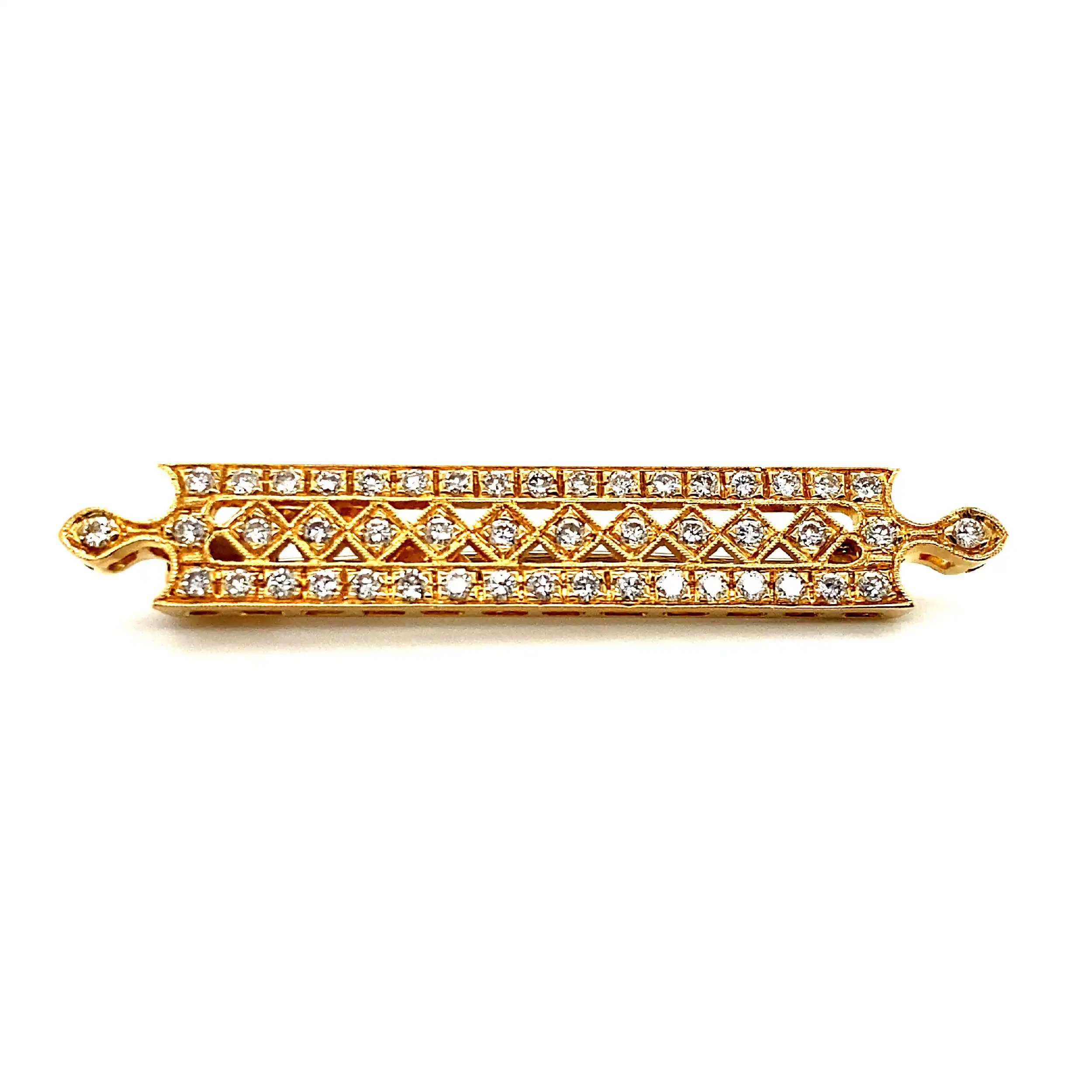 Nadel Gelbgold mit 48 Brillanten Nadel Gelbgold mit 48 Brillanten