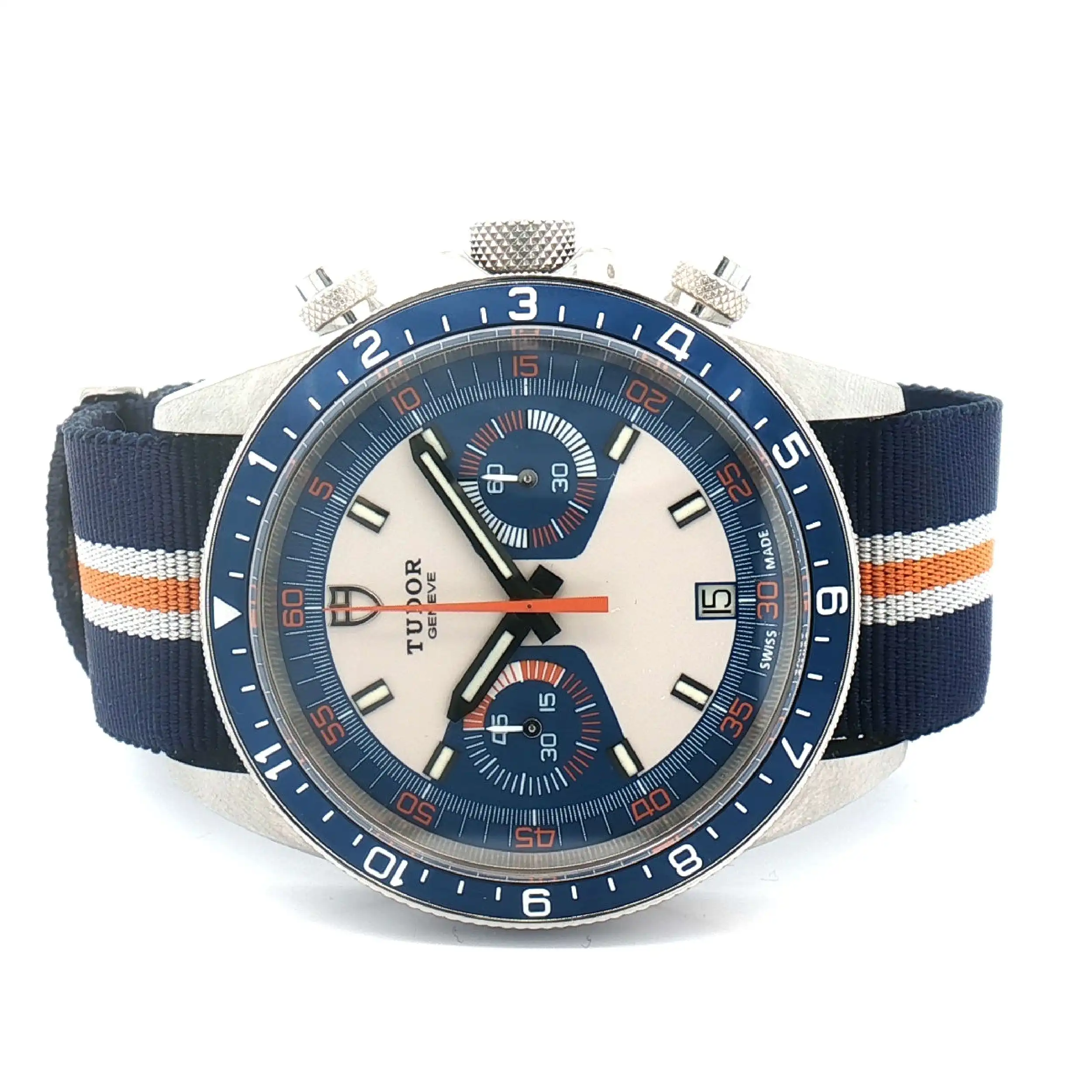Herrenuhr Tudor Heritage Chrono Blue im Fullset