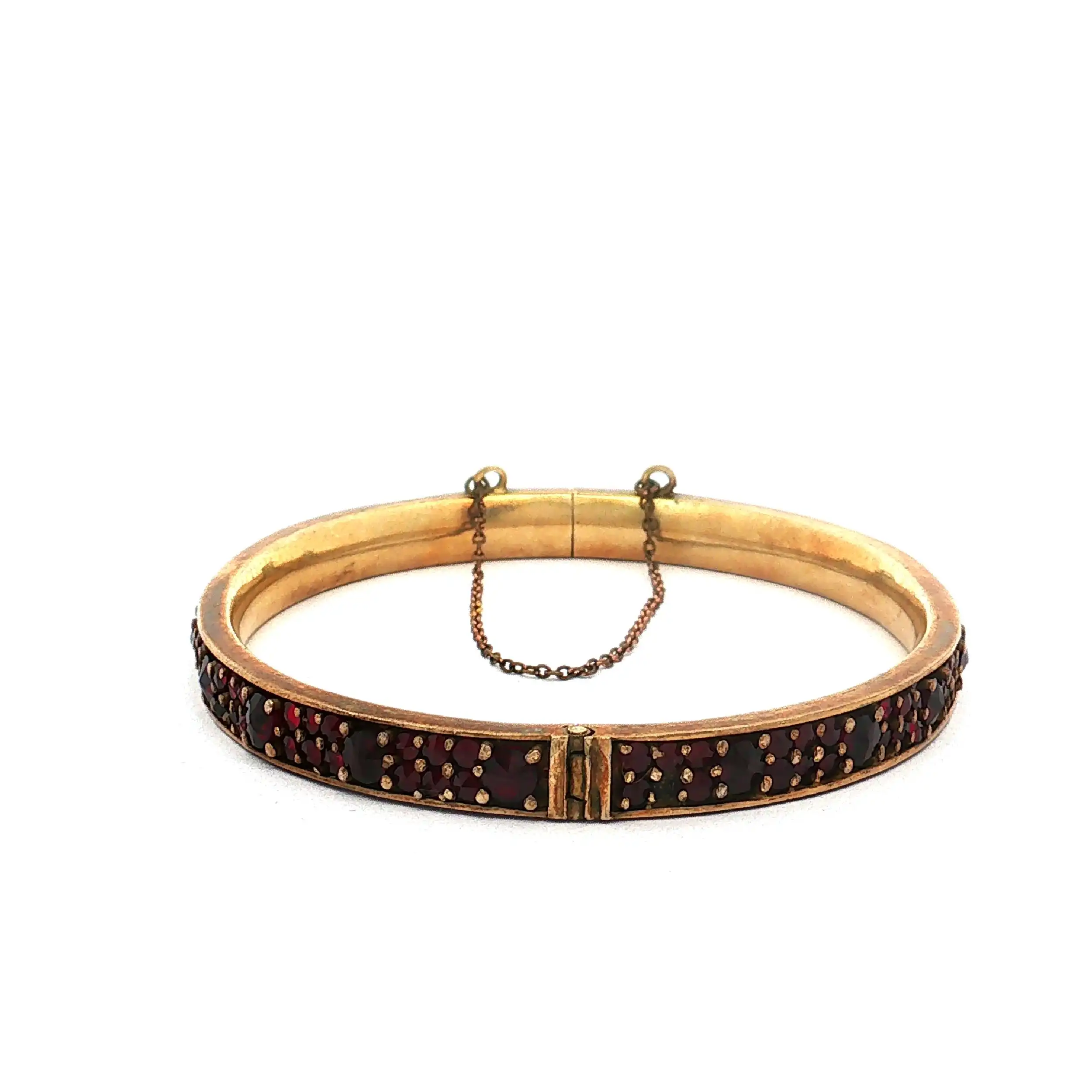 Armreif Granat vergoldet Armreif Granat vergoldet