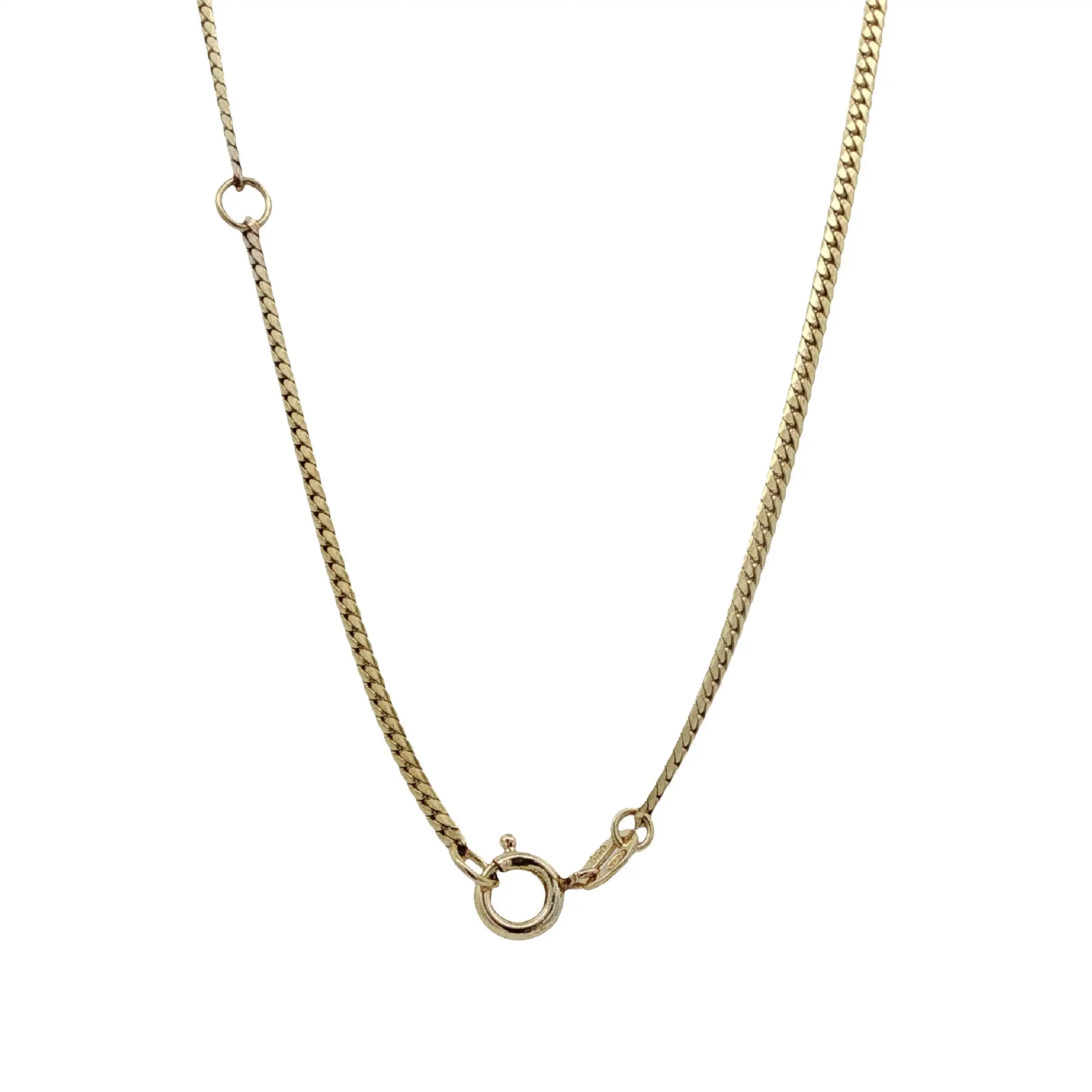 Collier Gelbgold mit Rubin & Saphir Cabochons Collier Gelbgold mit Rubin & Saphir Cabochons