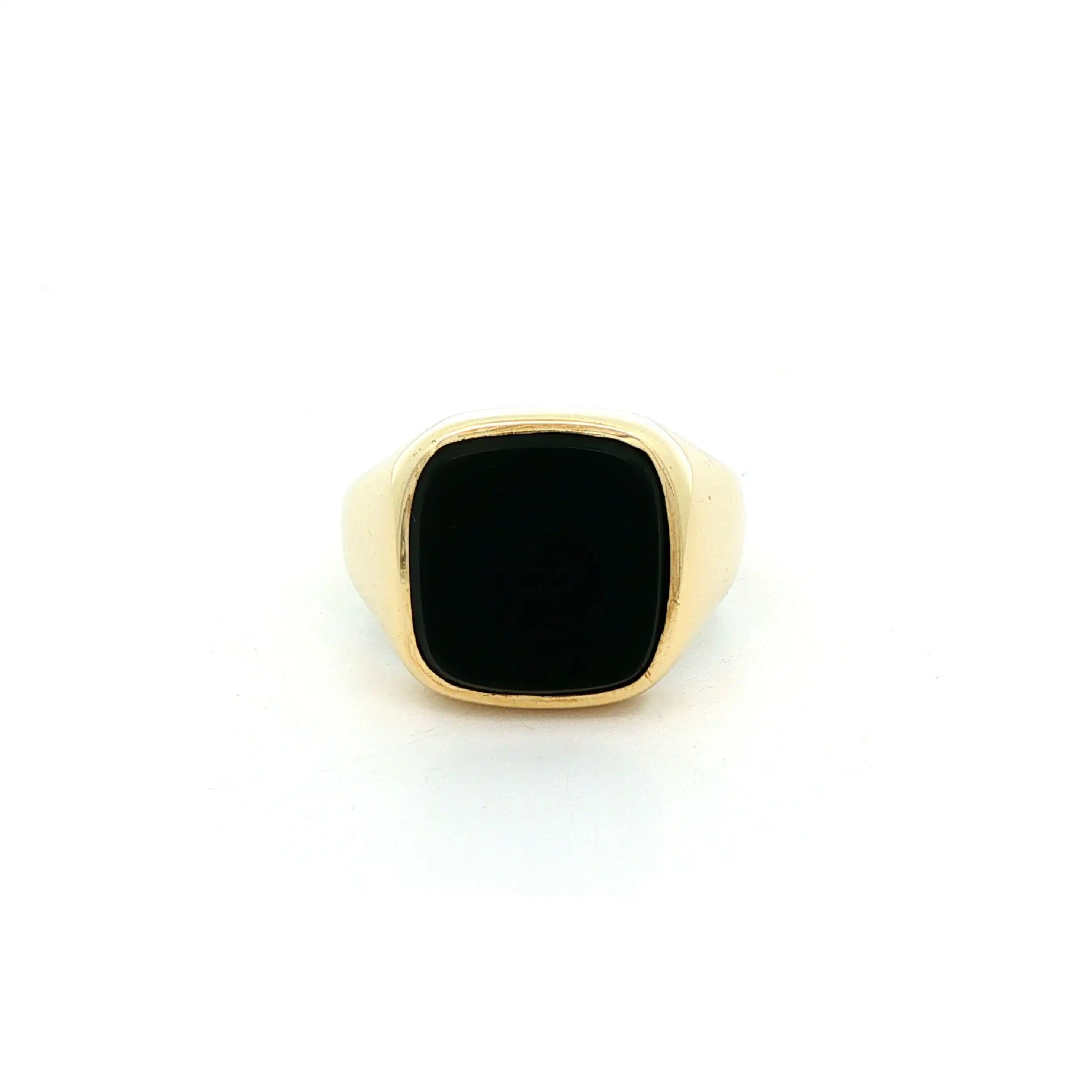 Ring Gelbgold mit Onyx