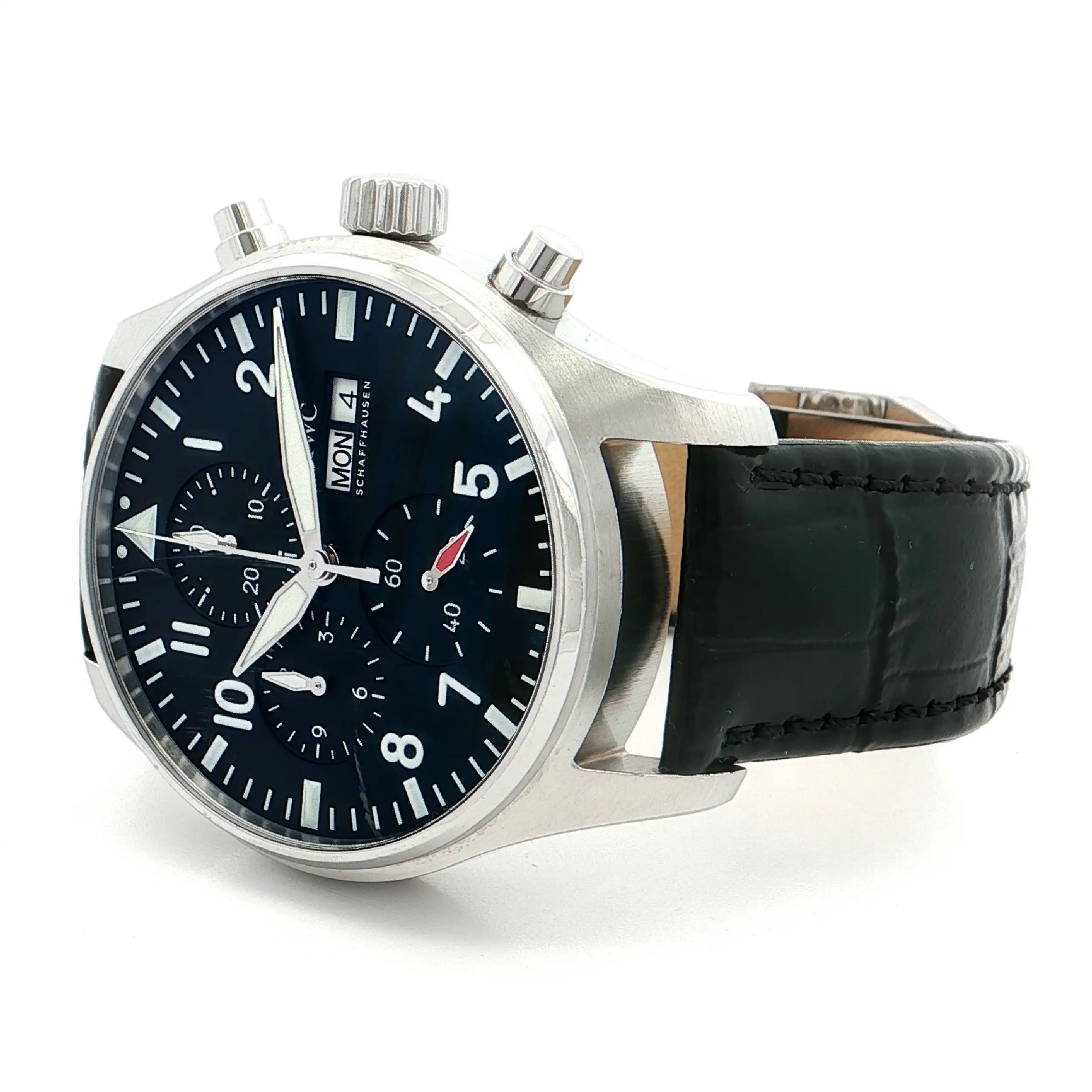 Herrenuhr IWC IW378001 Fliegerchronograph mit Box und Papieren und Chrono Kaufzertifikat Herrenuhr IWC IW378001 Fliegerchronograph mit Box und Papieren und Chrono Kaufzertifikat