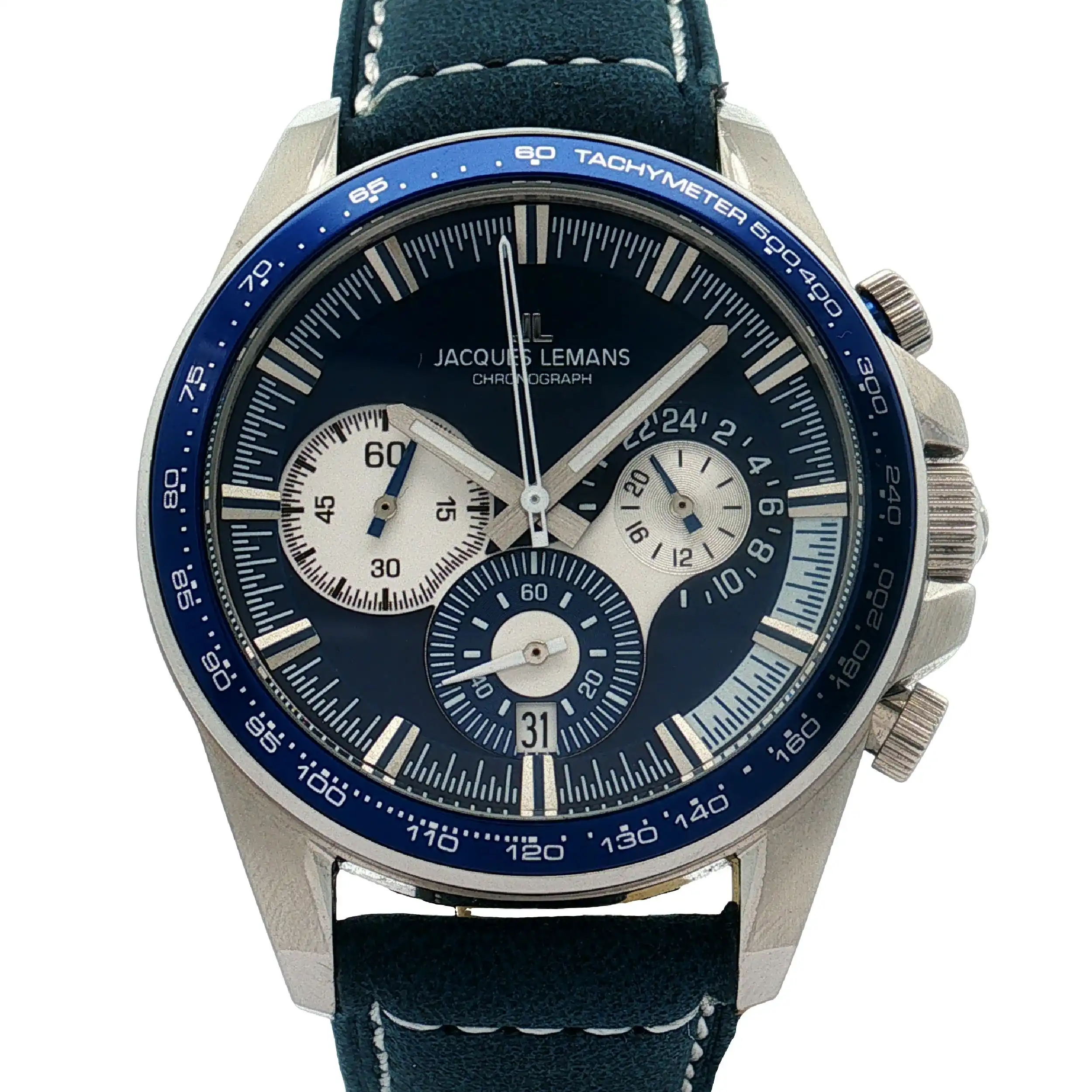 Herrenuhr Jaques Lemans Quarz 1-2127 Chronograph