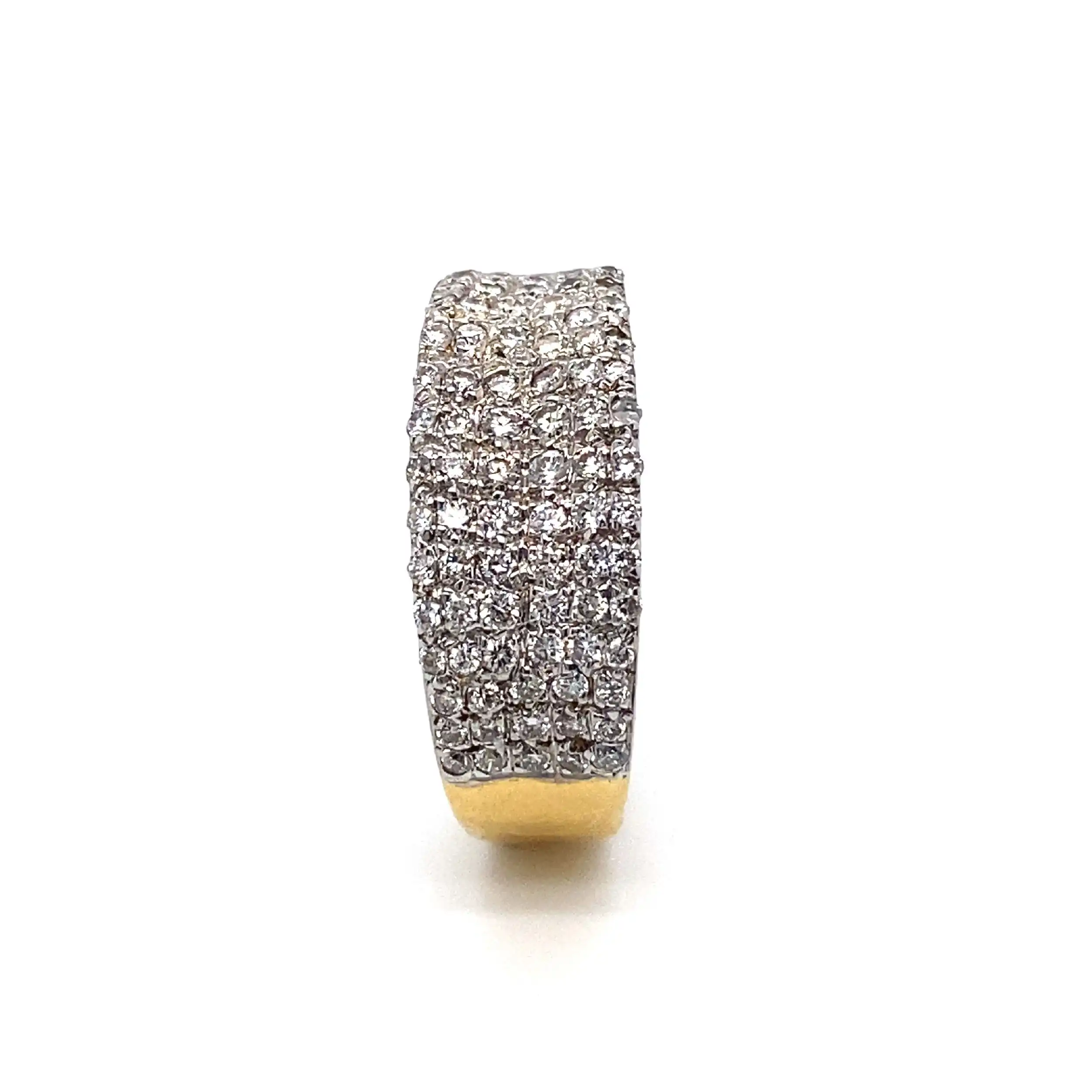 Ring bicolor mit Brillanten ca. 0,75 ct Ring bicolor mit Brillanten ca. 0,75 ct