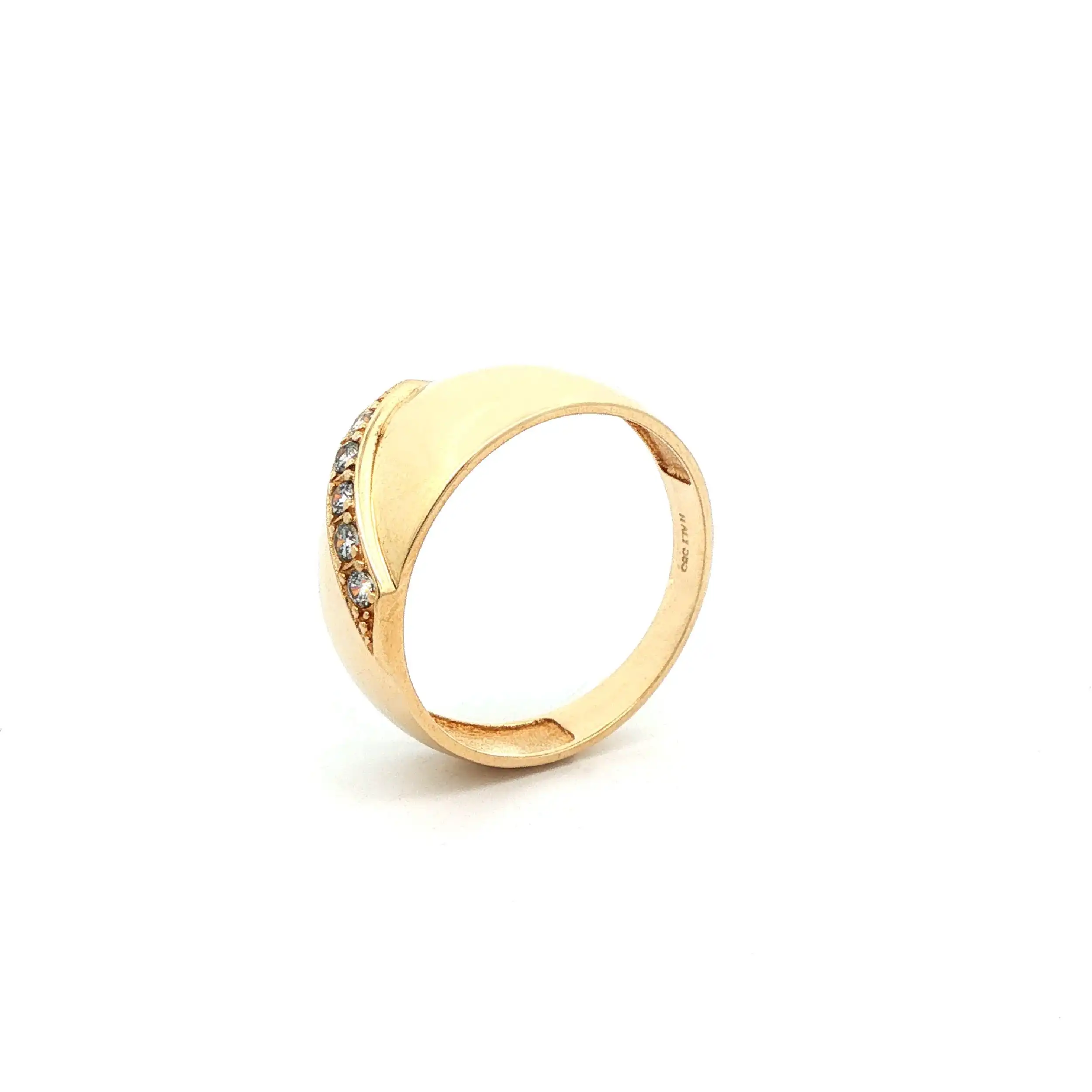 Ring Gelbgold mit Zirkonia Ring Gelbgold mit Zirkonia