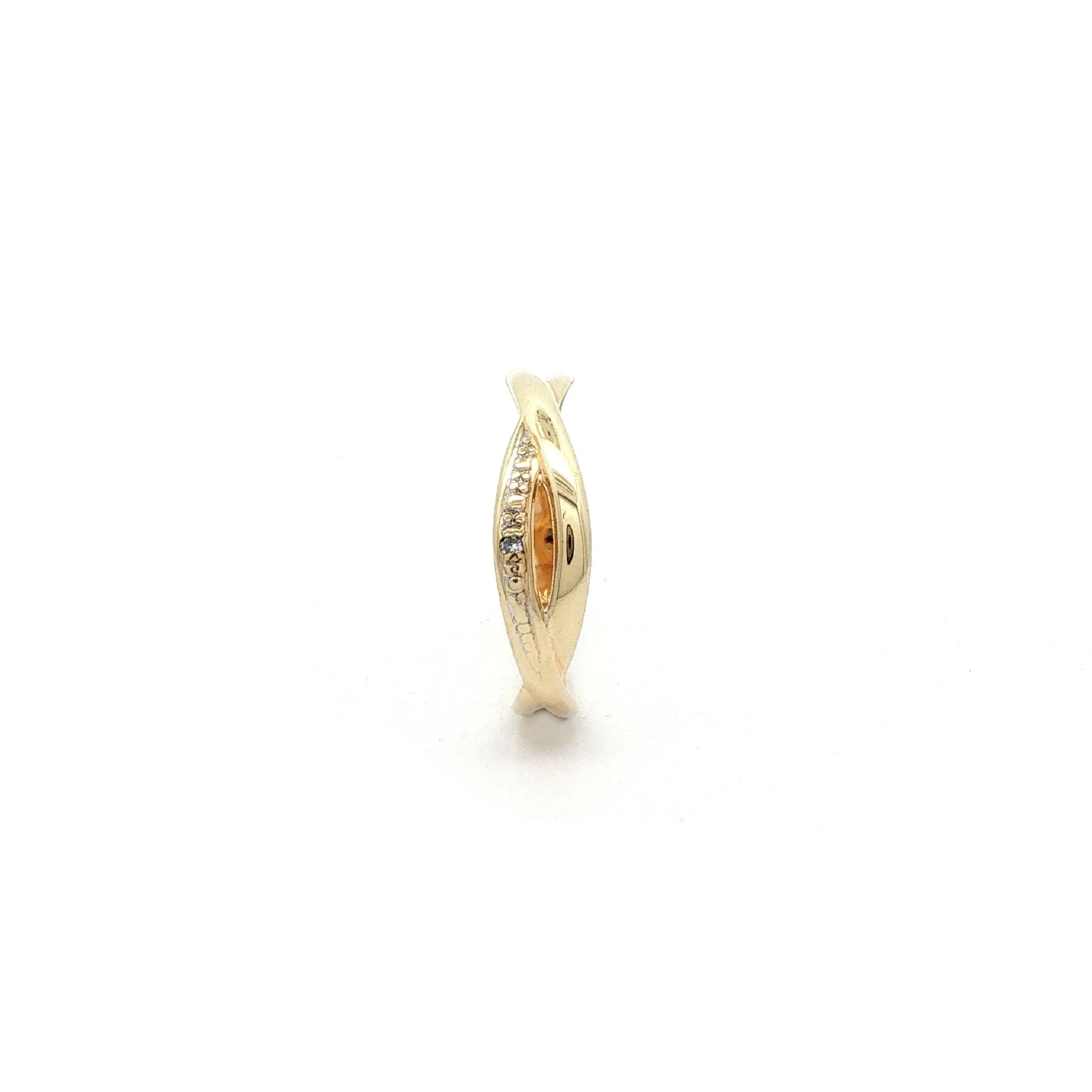 Ring Gelbgold mit Diamant