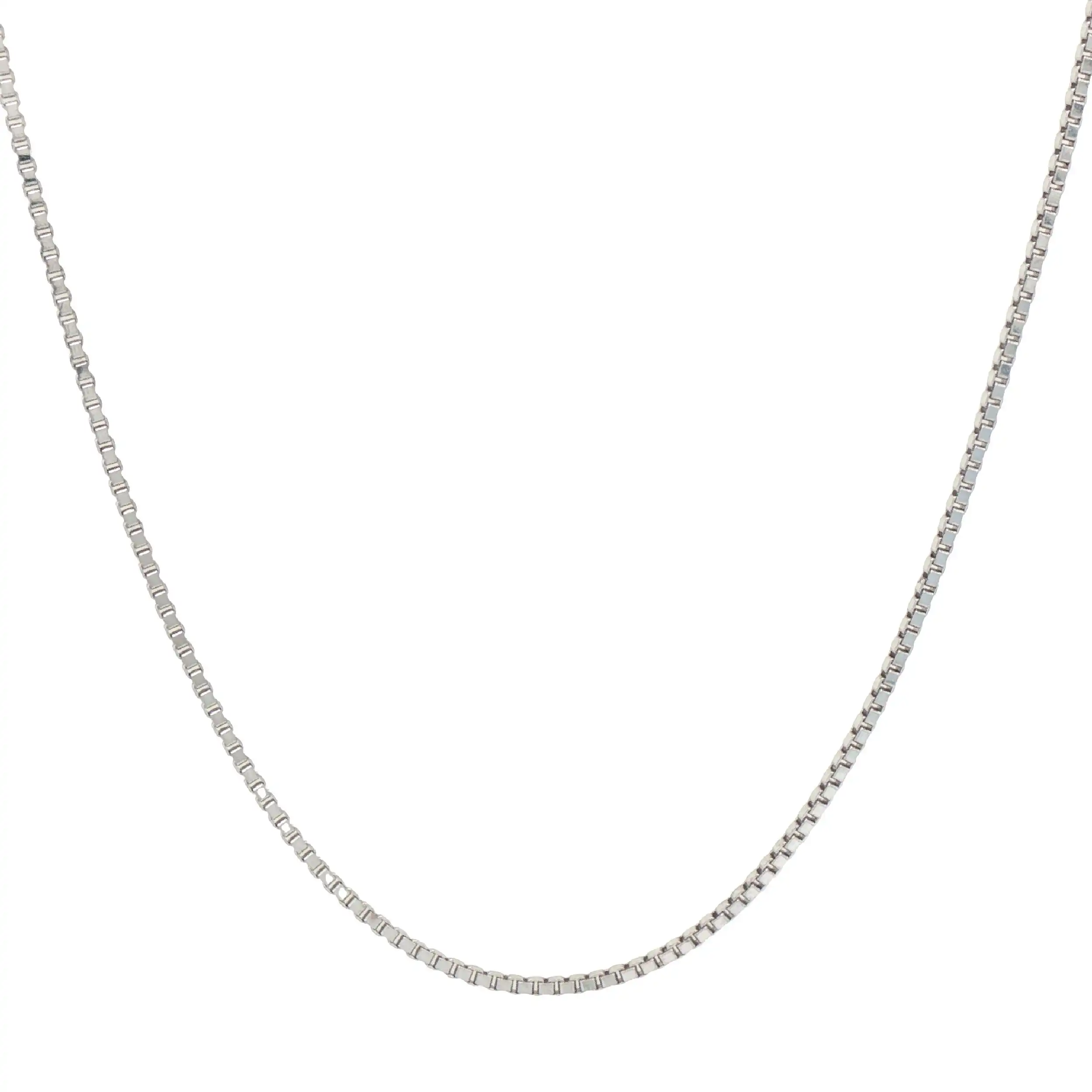 Venezianerkette Weißgold