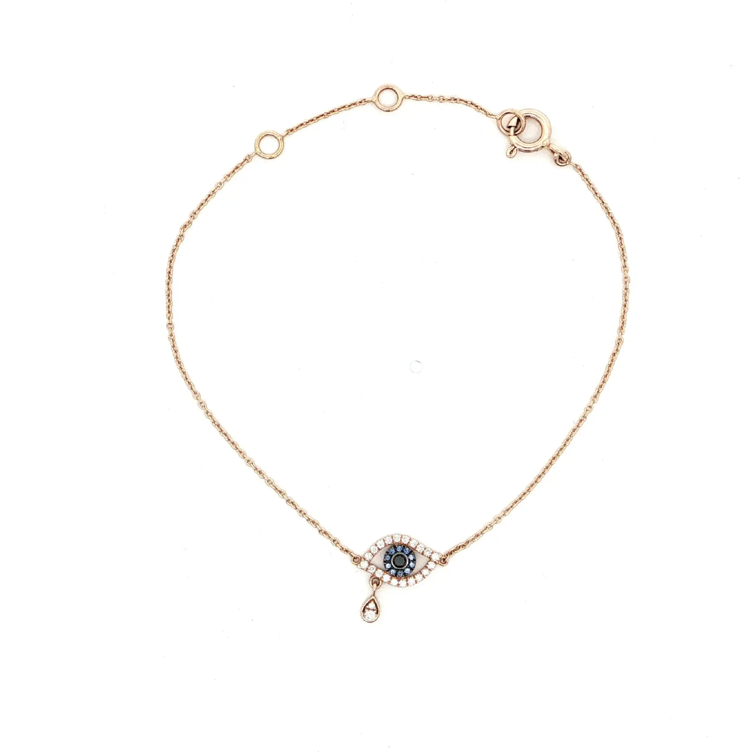 Armband Roségold WEMPE "Auge" Saphire, schwarzer Diamant & Brillanten Armband Roségold WEMPE "Auge" Saphire, schwarzer Diamant & Brillanten
