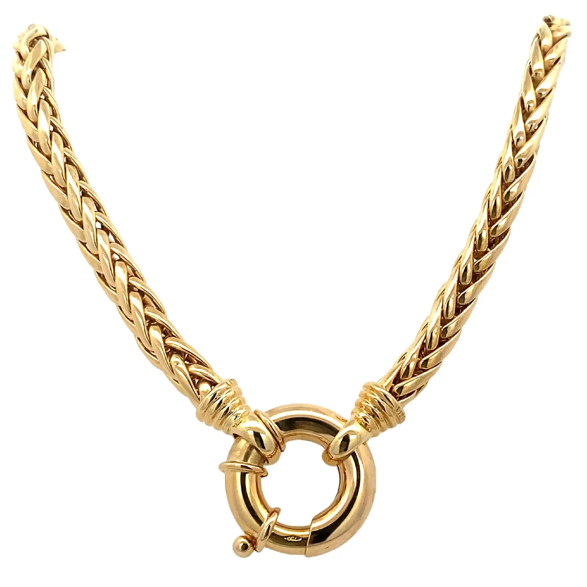 Zopfkette Gelbgold Zopfkette Gelbgold
