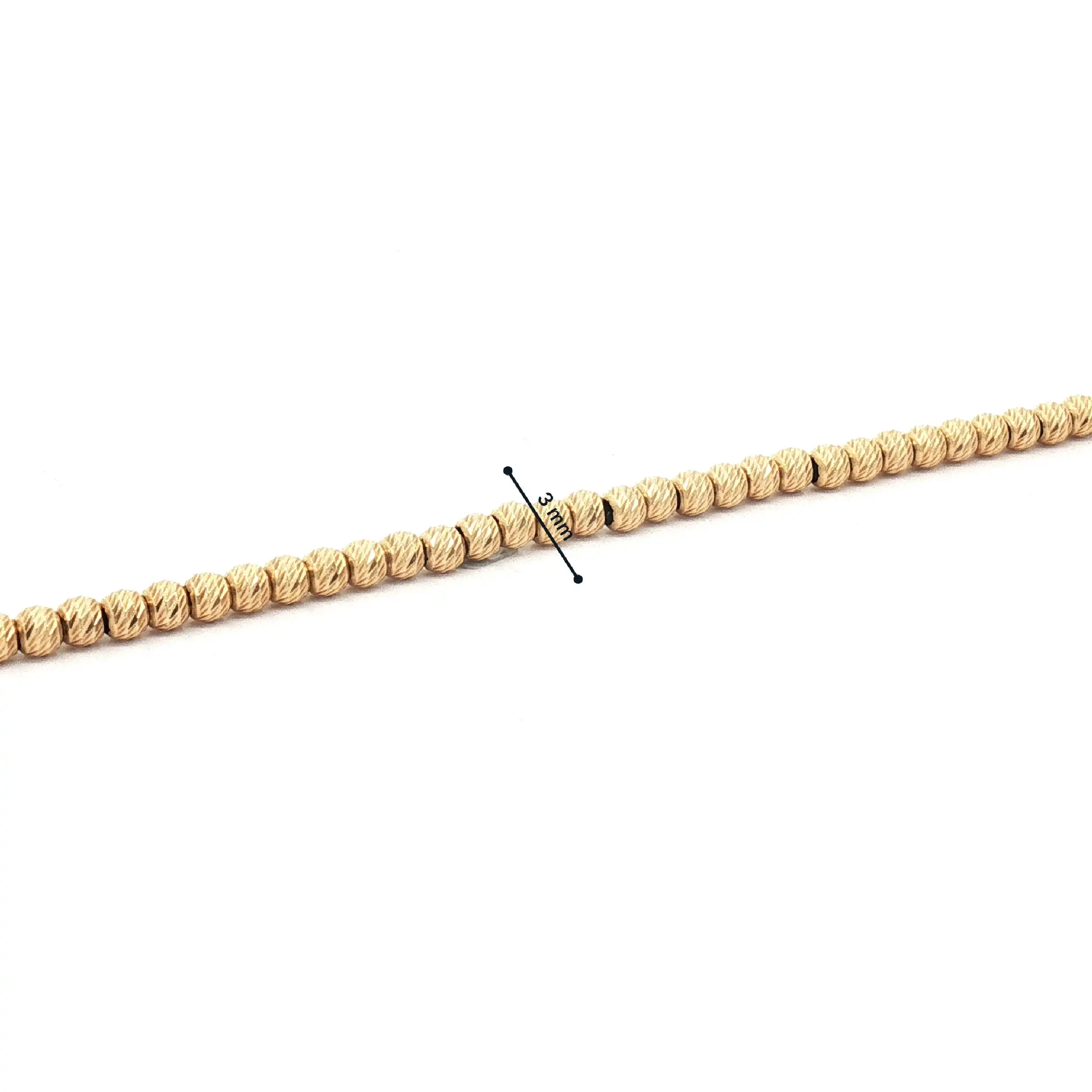 Kugelarmband Gelbgold