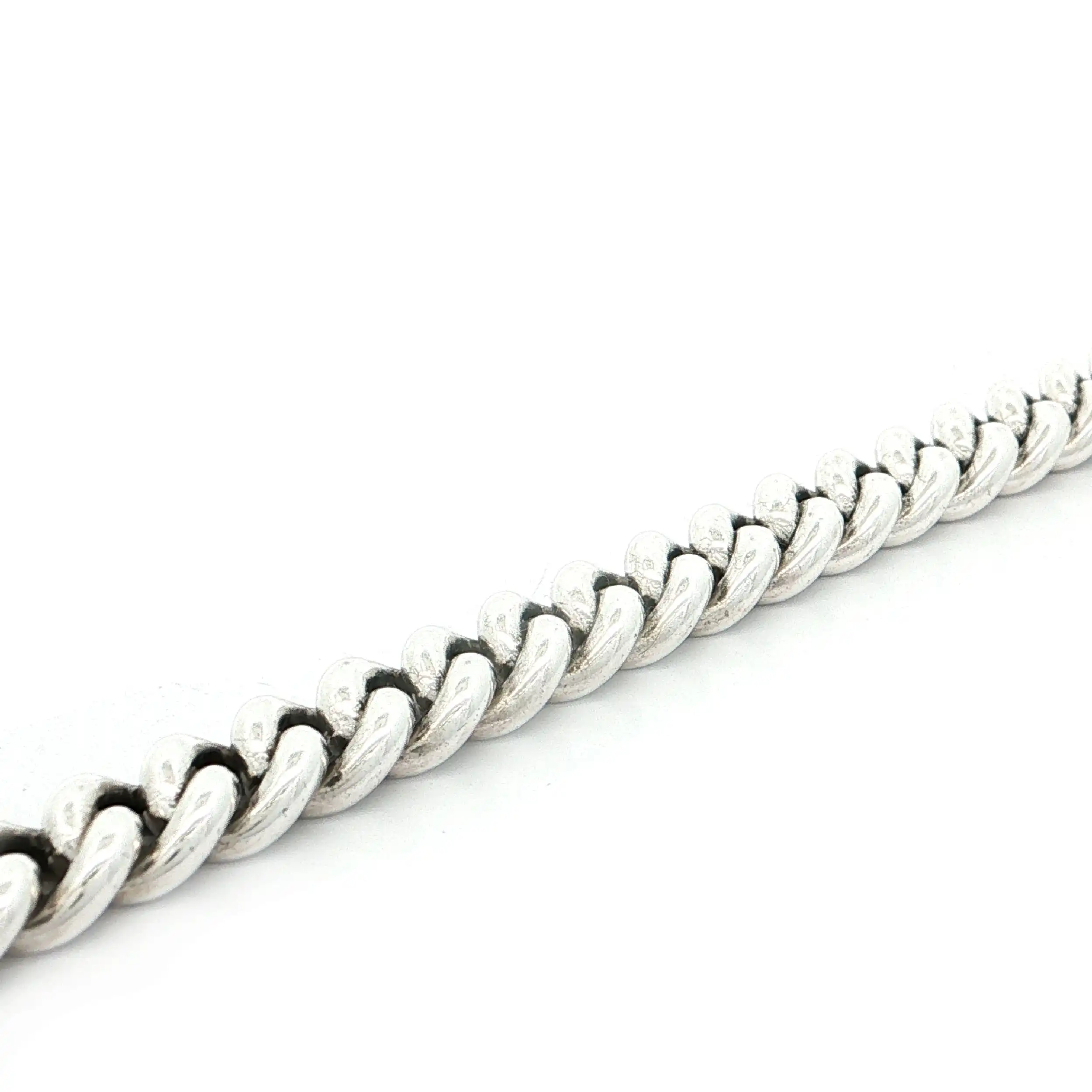 Panzerarmband Silber