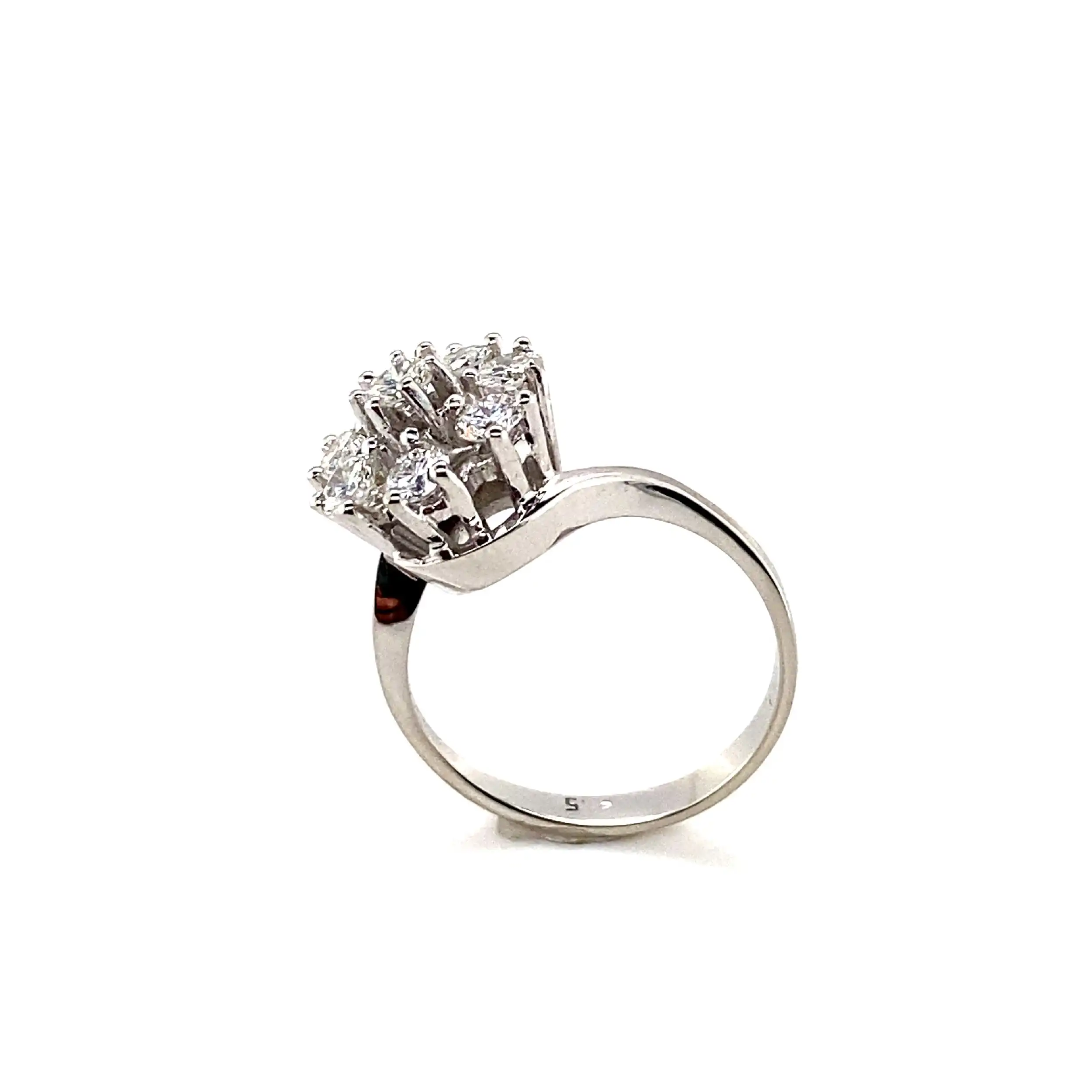 Ring Weißgold mit Brillanten