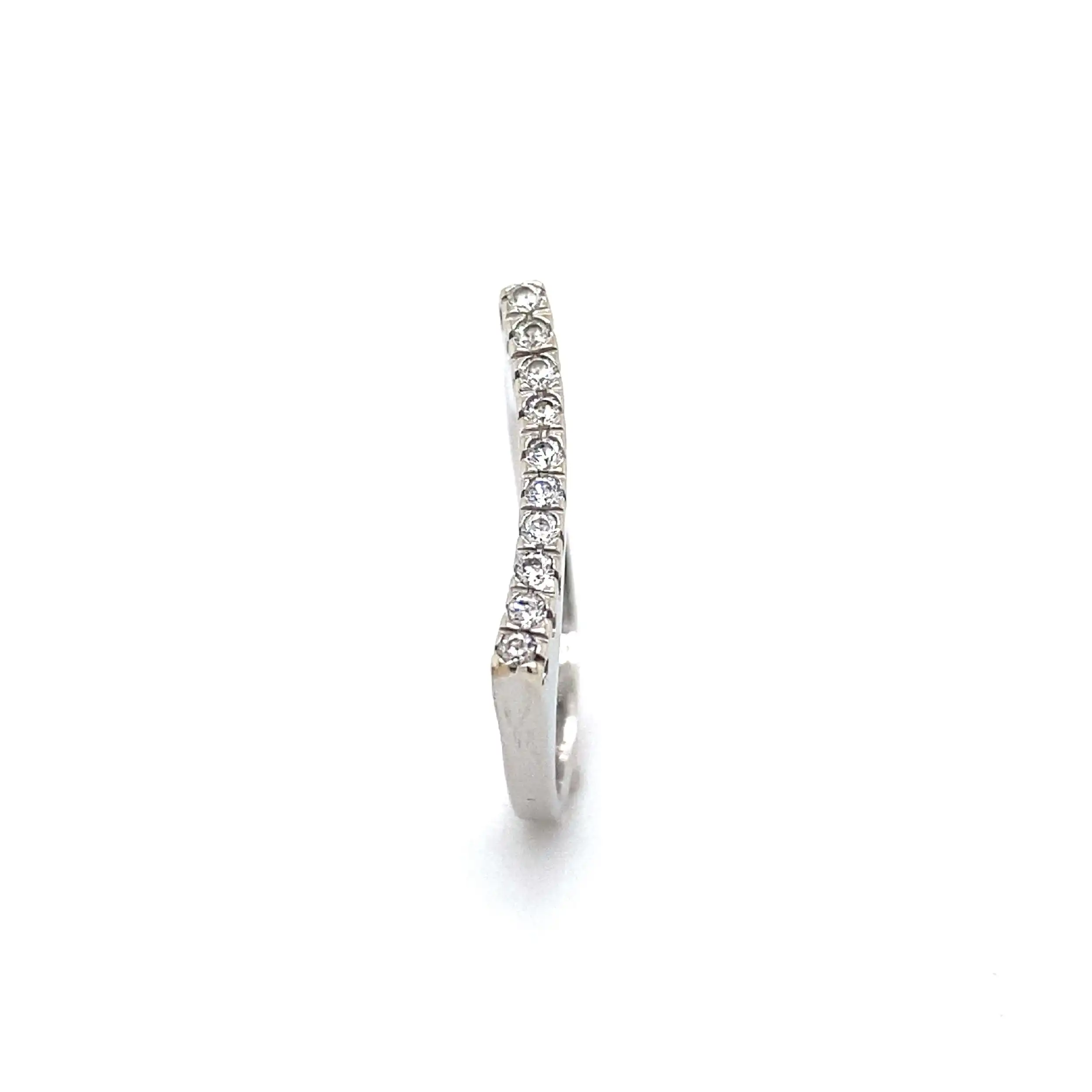Ring Weißgold mit Zirkonia Ring Weißgold mit Zirkonia
