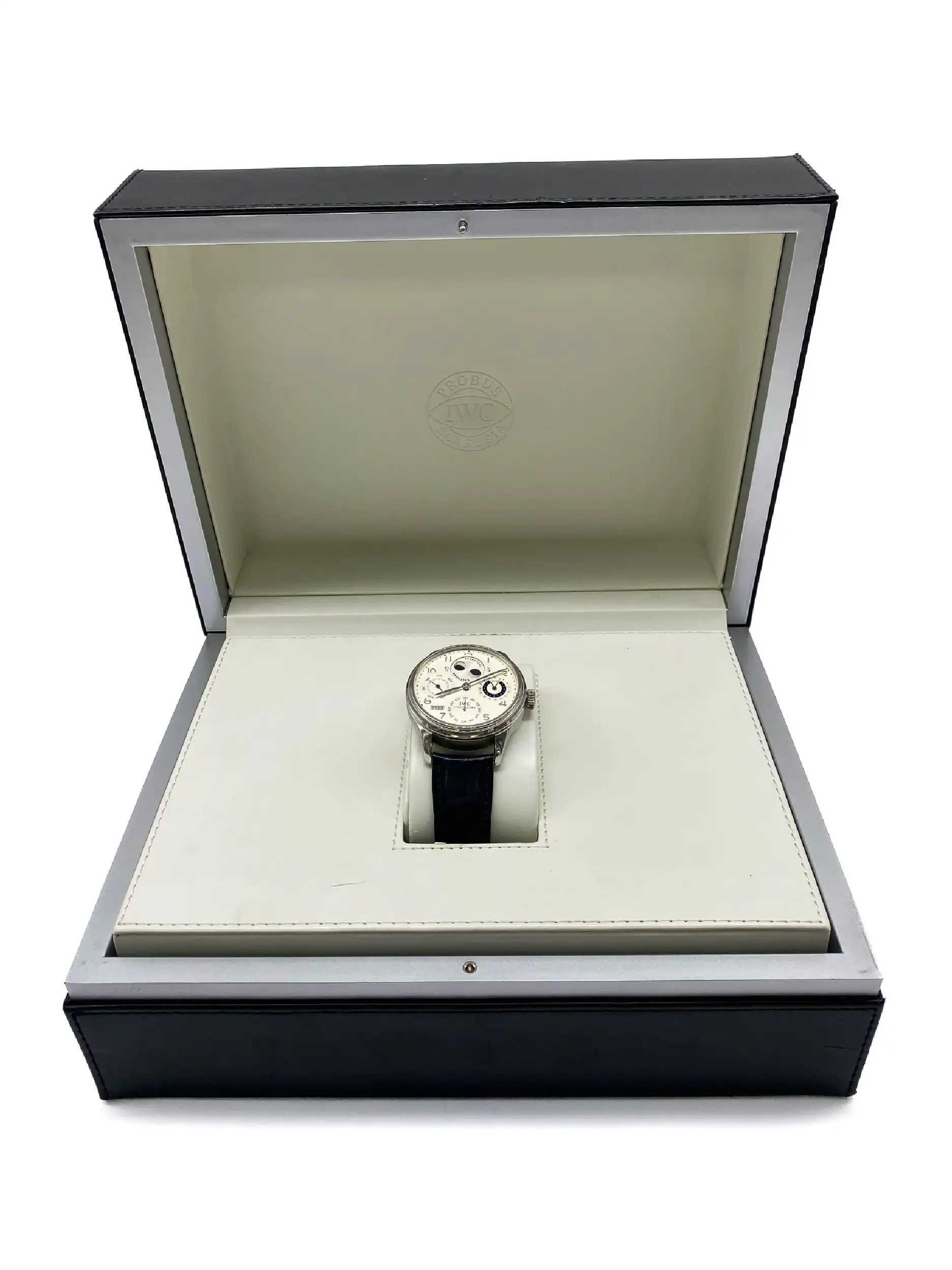 Herrenuhr IWC Portugieser Perpetual "Ewiger Kalender" Platin limitiert auf 250 Stk.