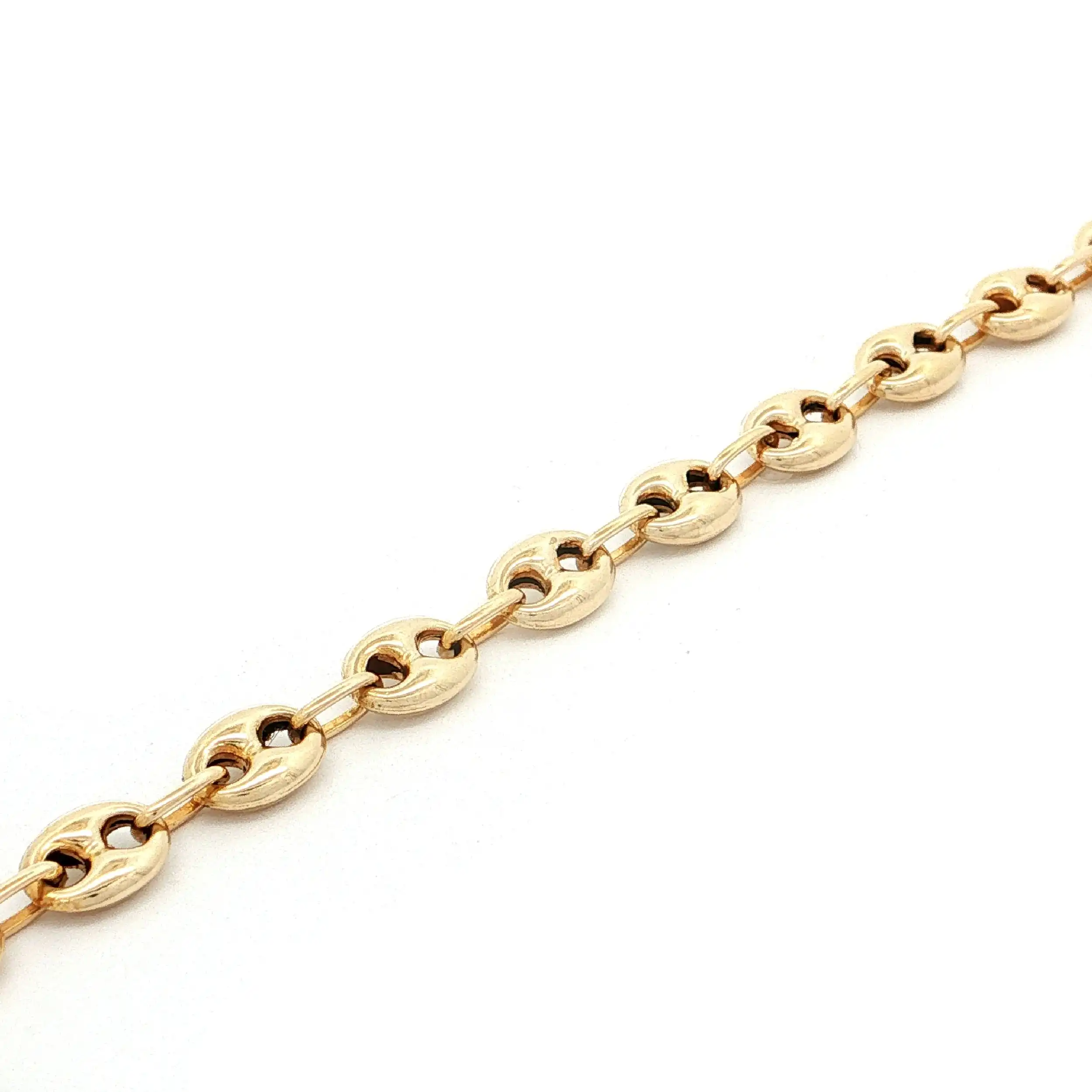 Bohnenarmband Gelbgold