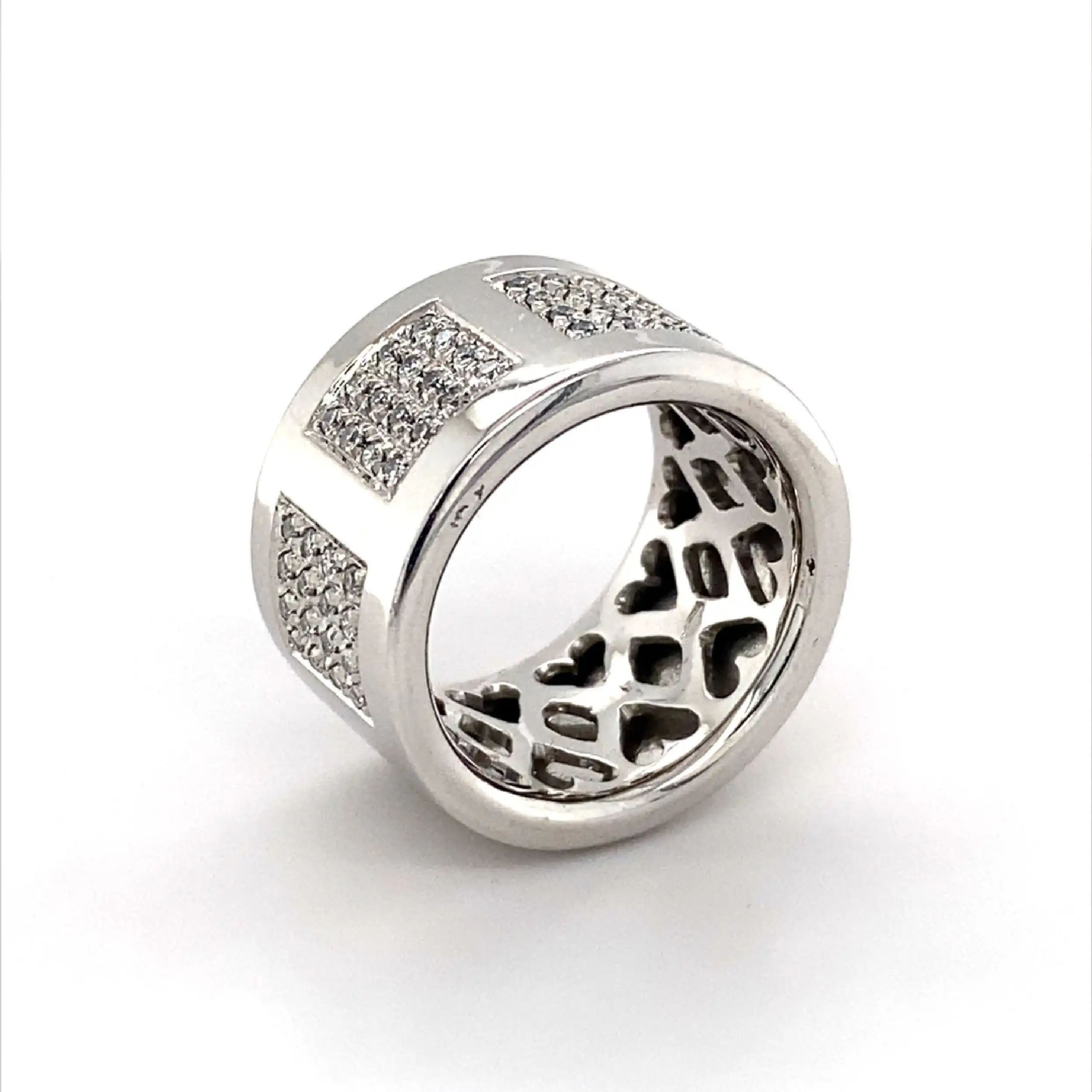 Ring Weißgold mit Brillanten Ring Weißgold mit Brillanten