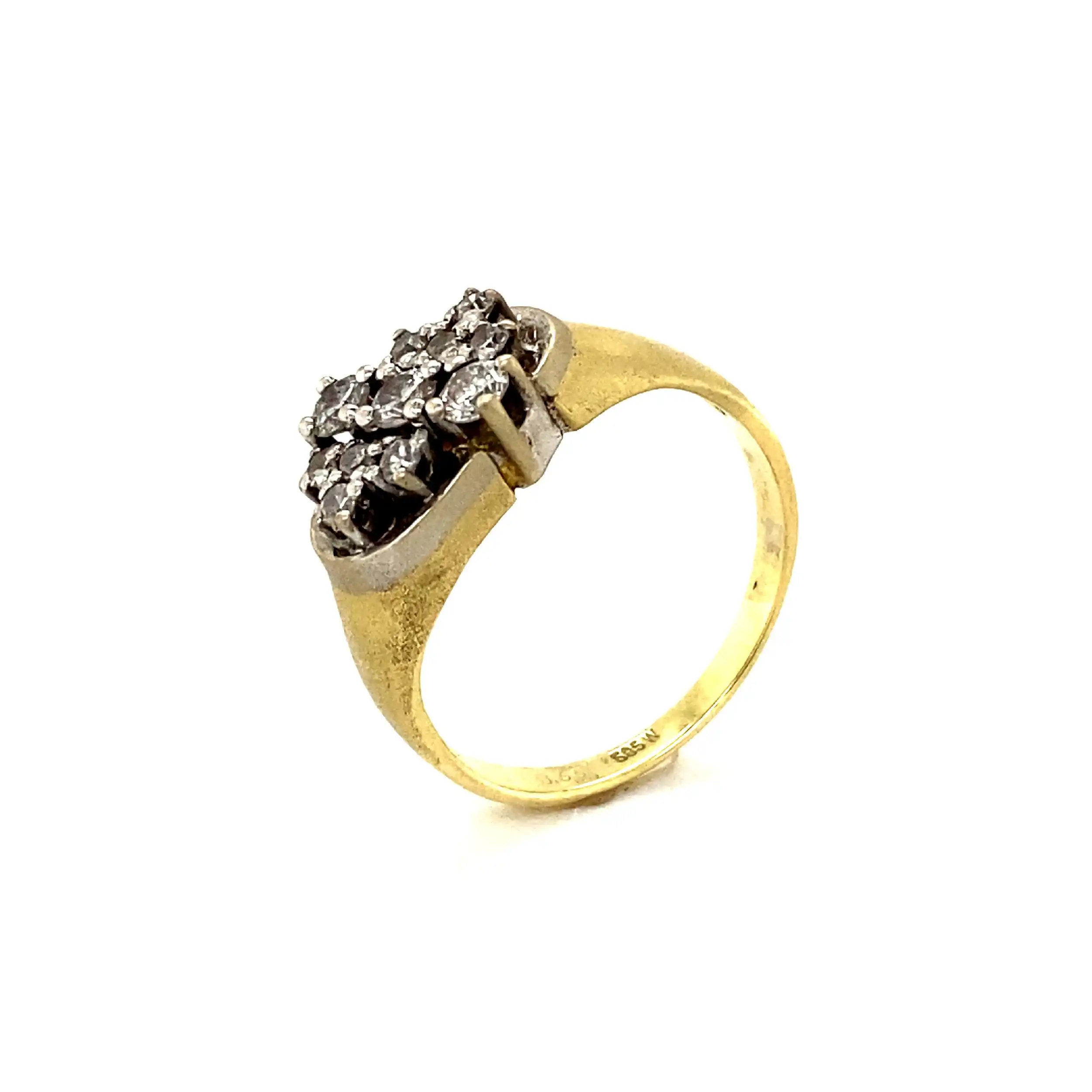 Ring Bicolor mit Brillanten Ring Bicolor mit Brillanten