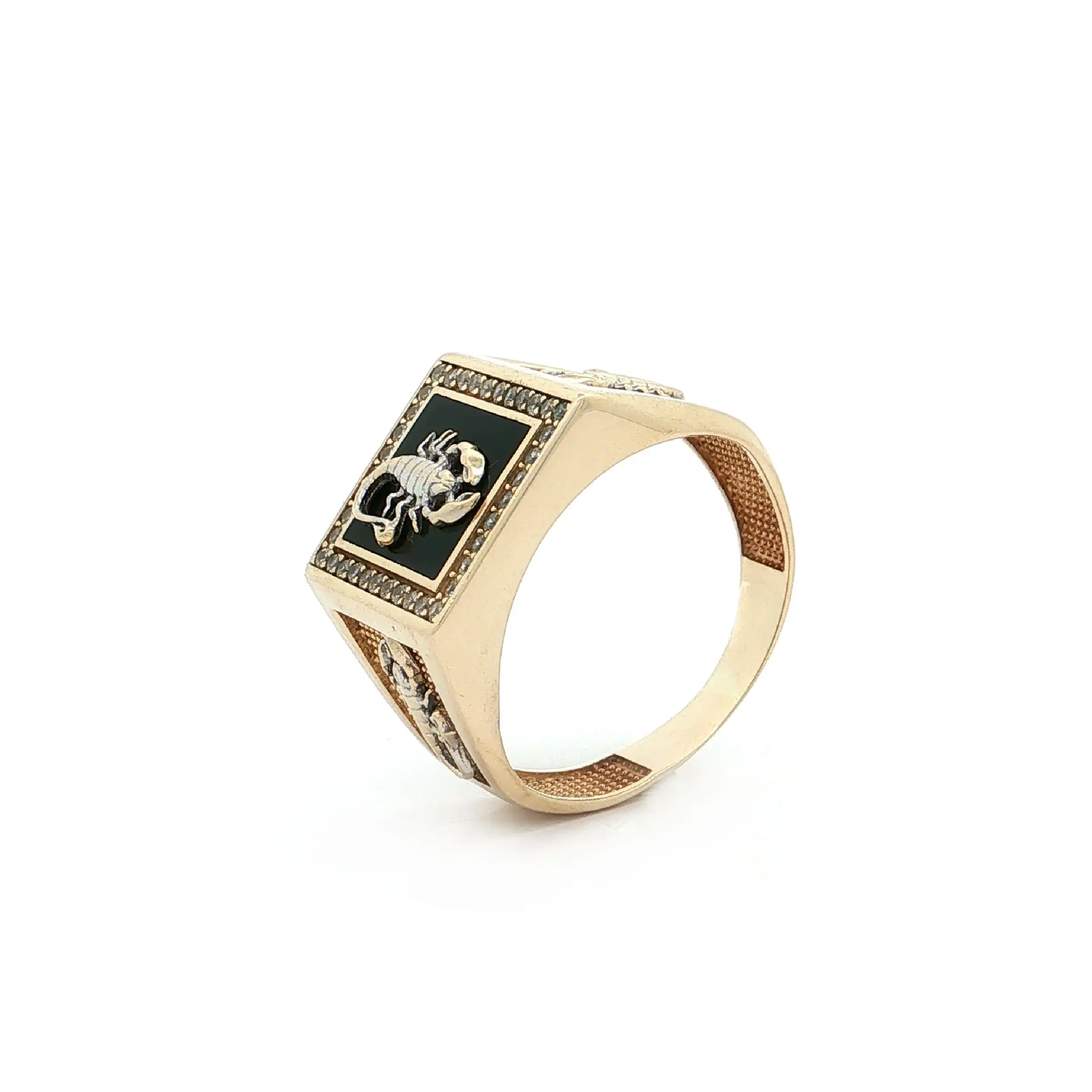Ring Bicolor "Skorpion" mit Zirkonia Ring Bicolor "Skorpion" mit Zirkonia