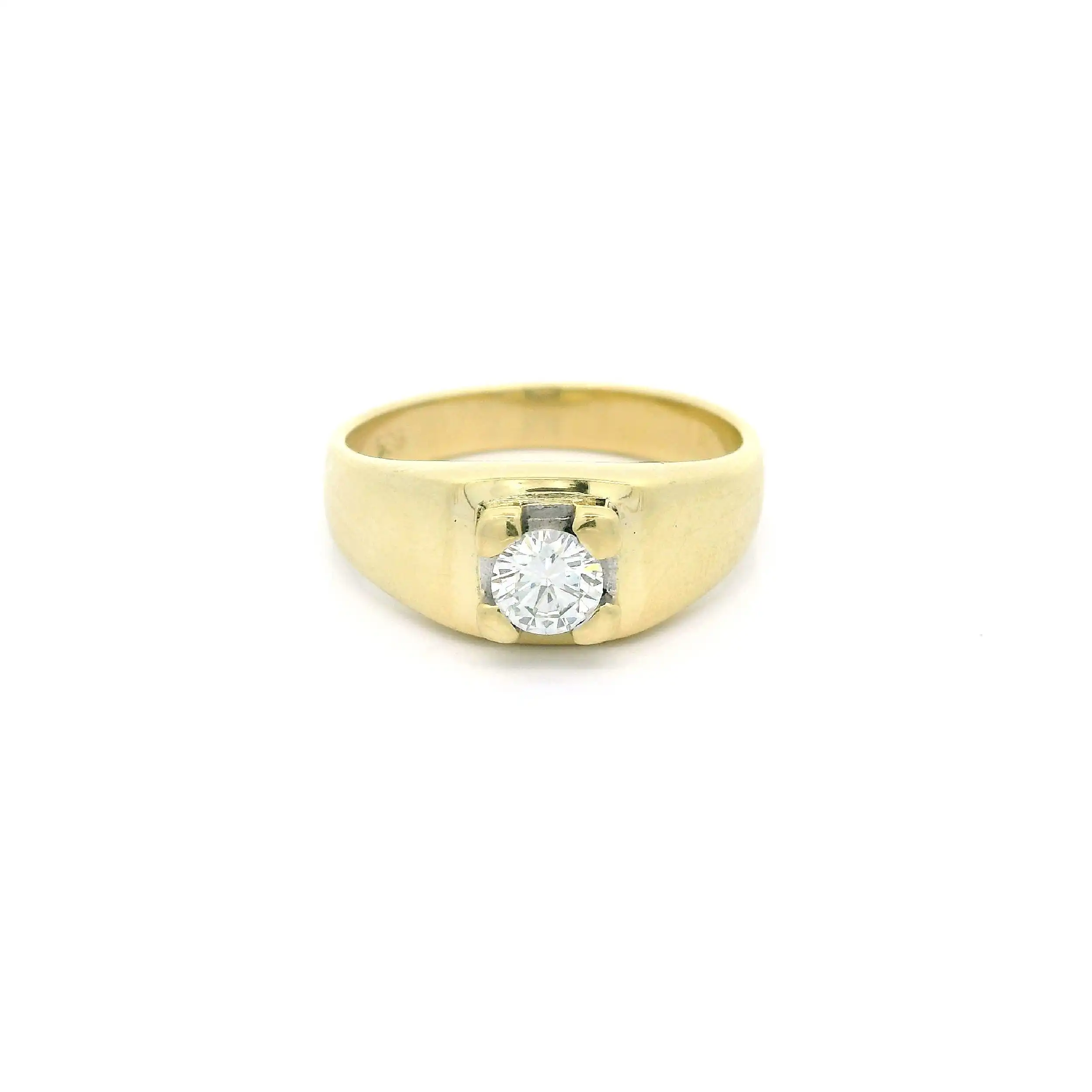 Ring Bicolor mit Brillant Ring Bicolor mit Brillant