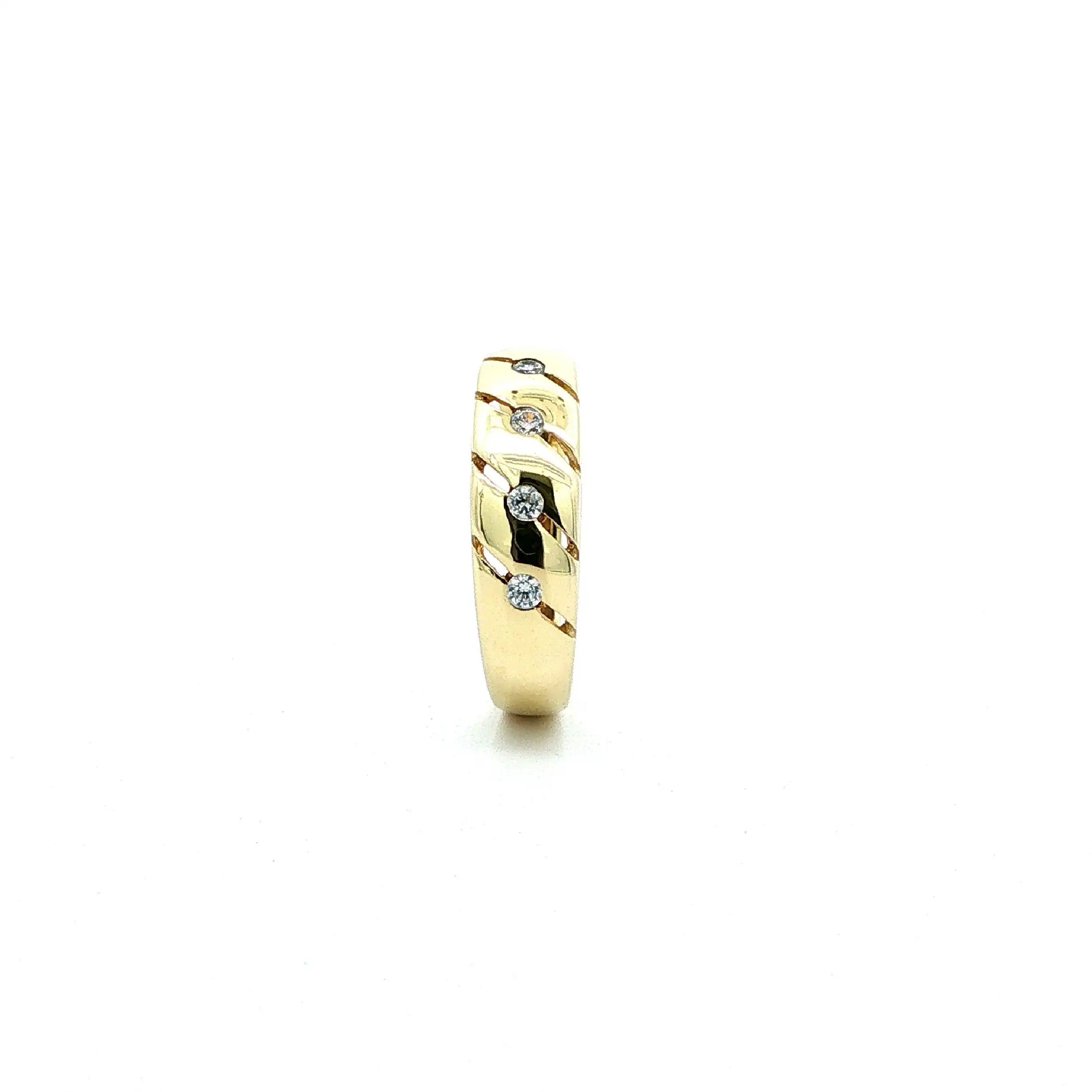 Ring Gelbgold mit Zirkonia