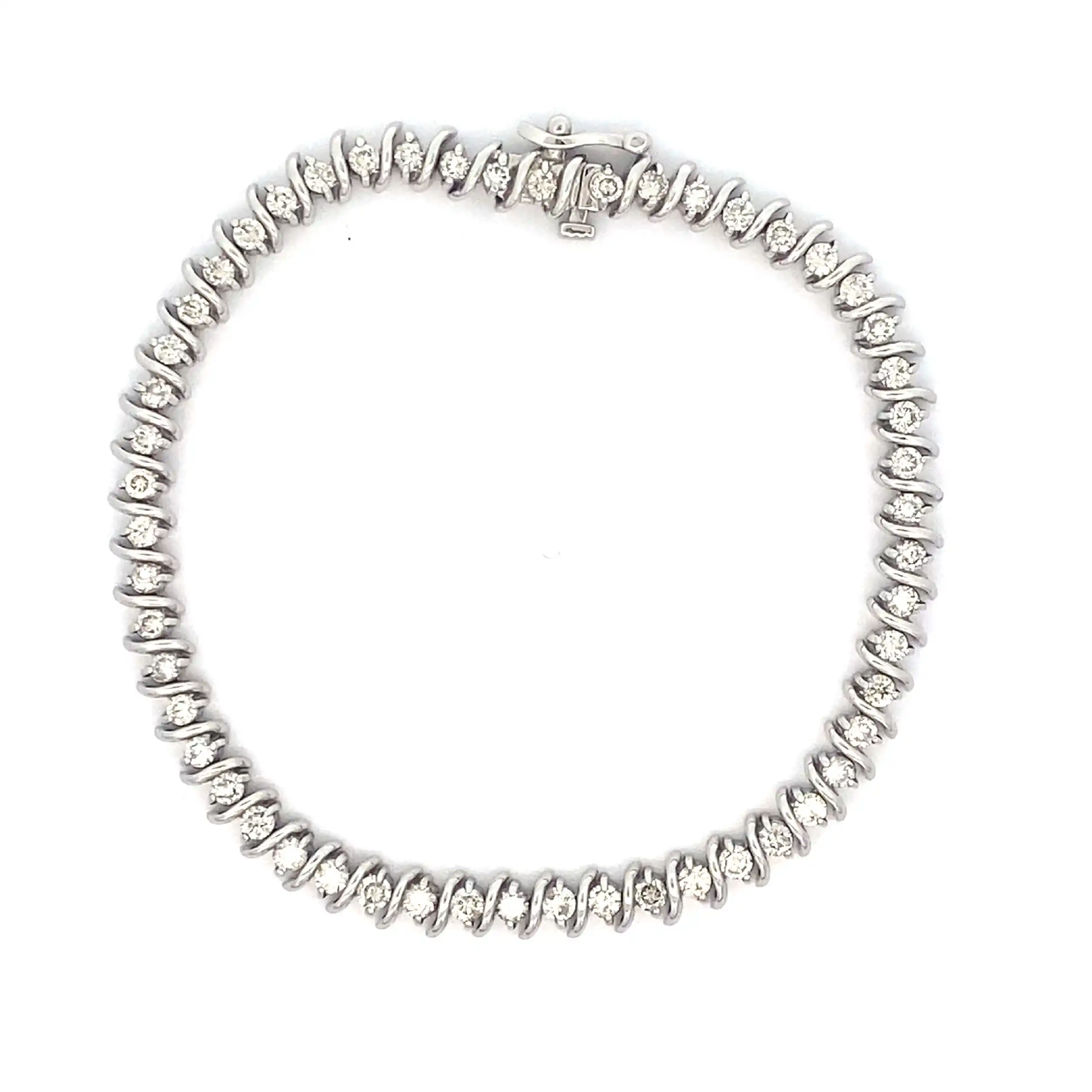 Tennisarmband Weißgold mit Brillanten Tennisarmband Weißgold mit Brillanten