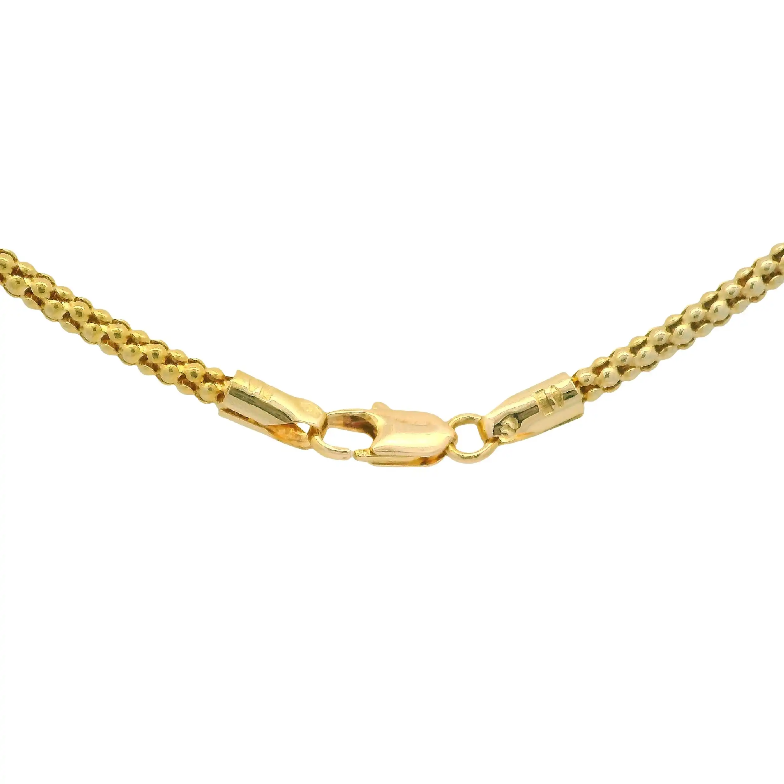 Schlauchcollier Gelbgold
