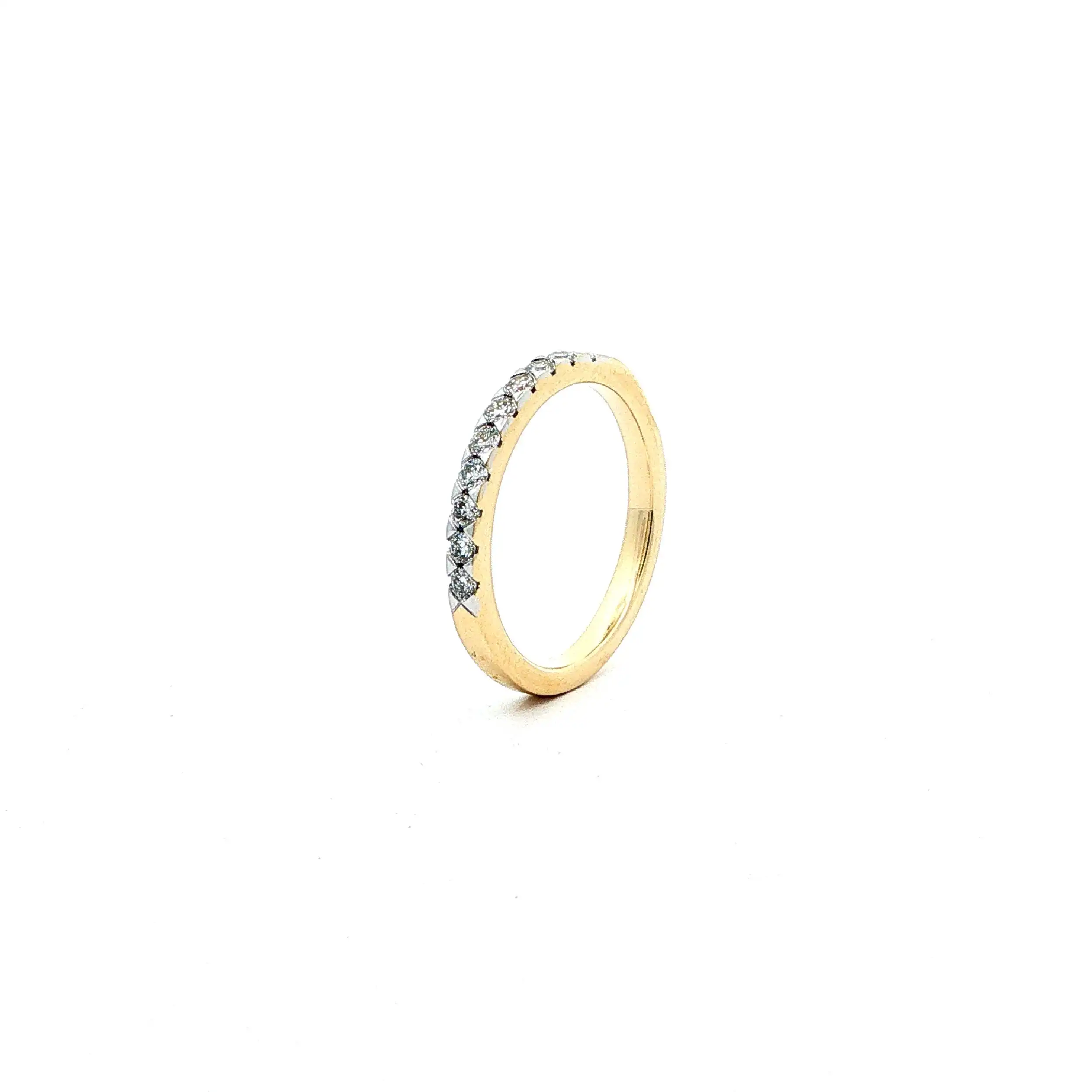 Ring Bicolor mit Brillanten