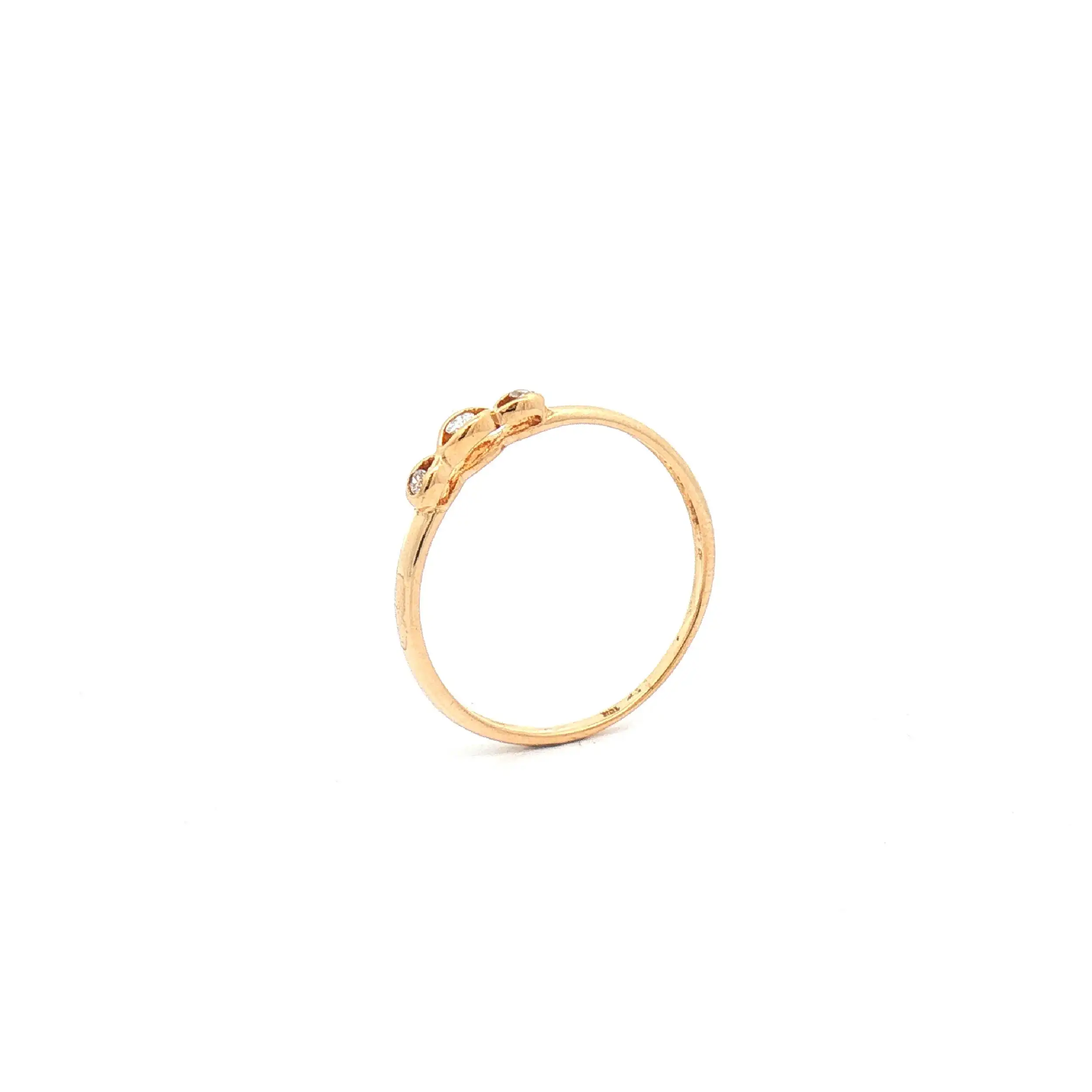 Ring Gelbgold mit Brillanten