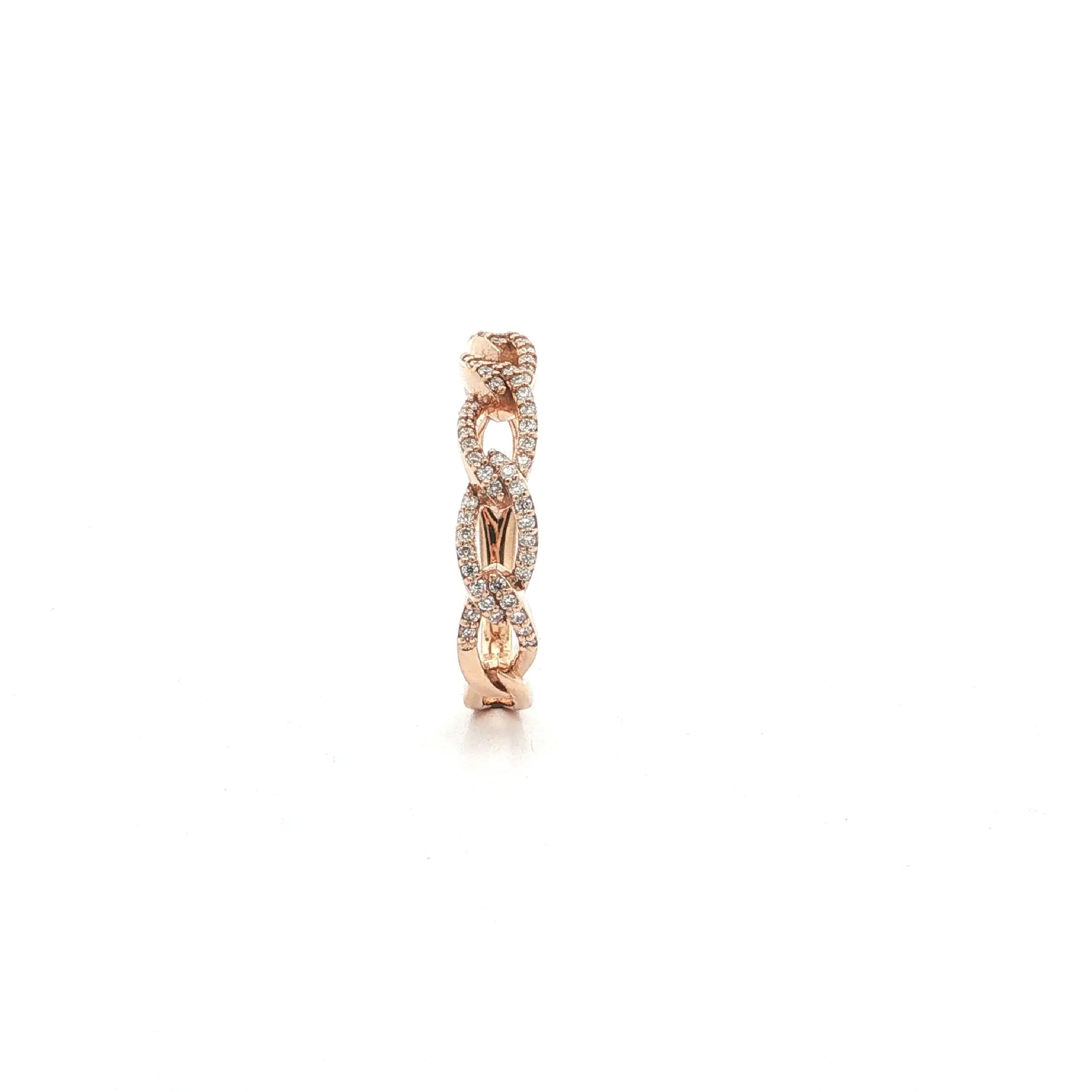 Ring Roségold mit Brillanten 0,18ct. TW/SI