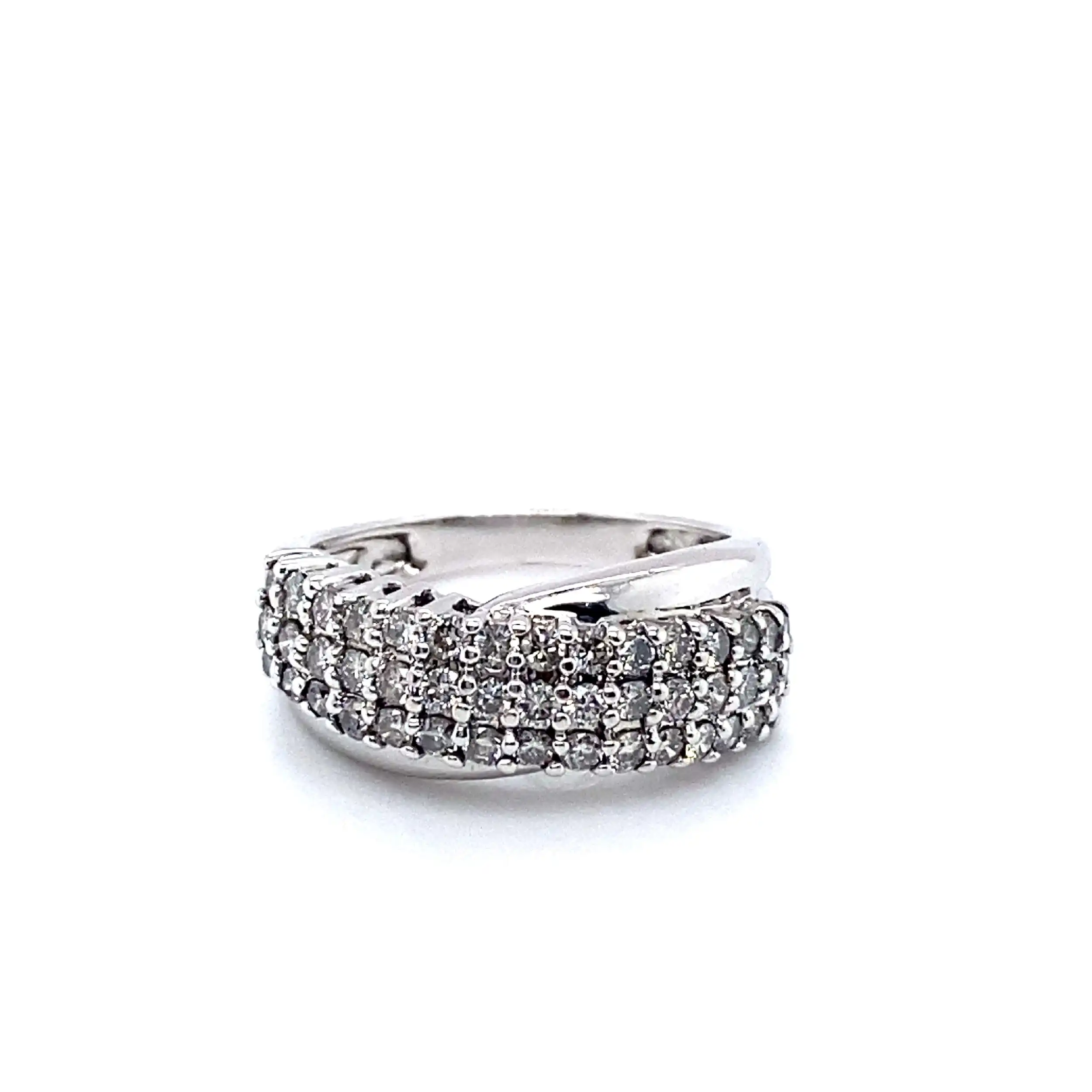 Ring Weißgold mit Brillanten Ring Weißgold mit Brillanten