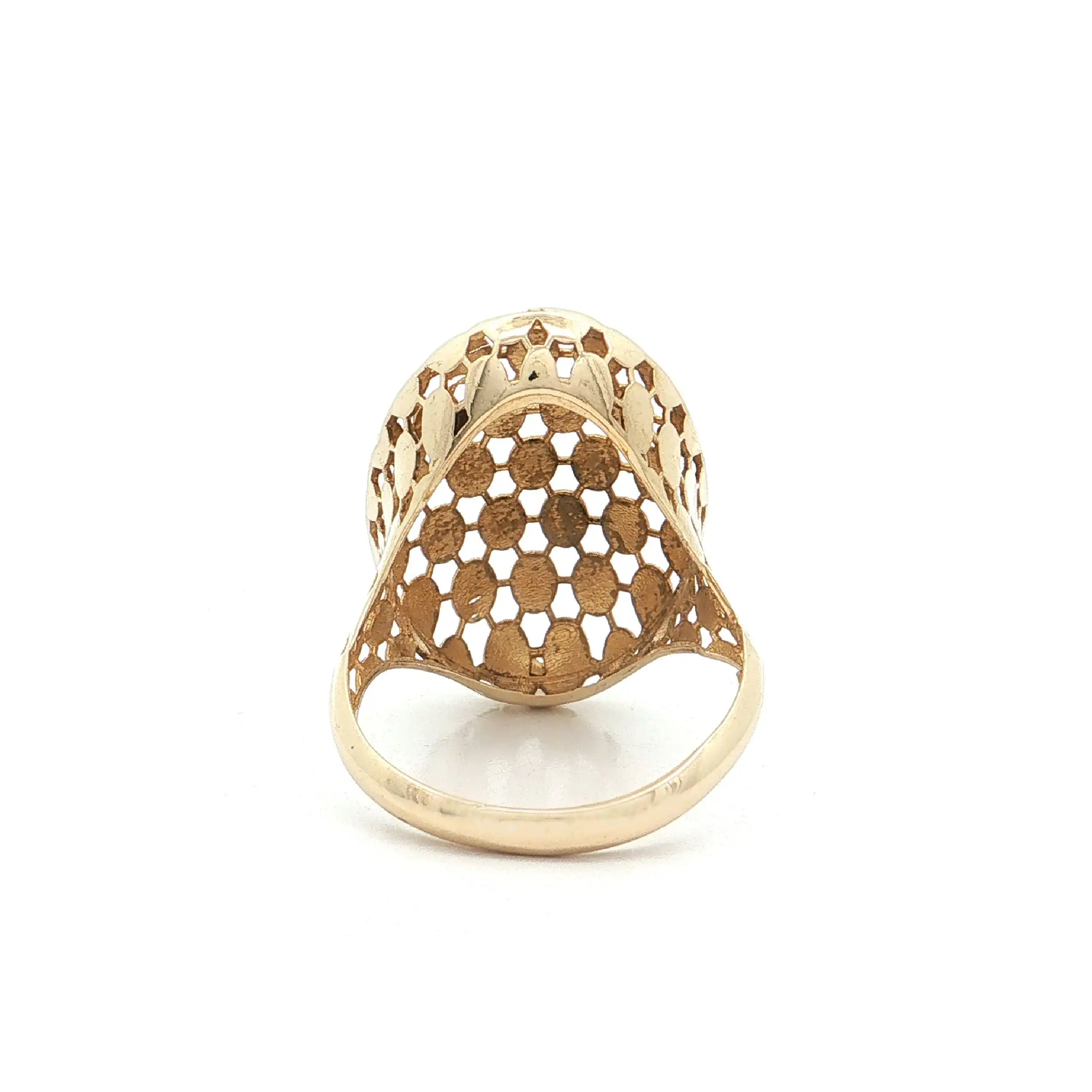 Ring Gelbgold mit Muster
