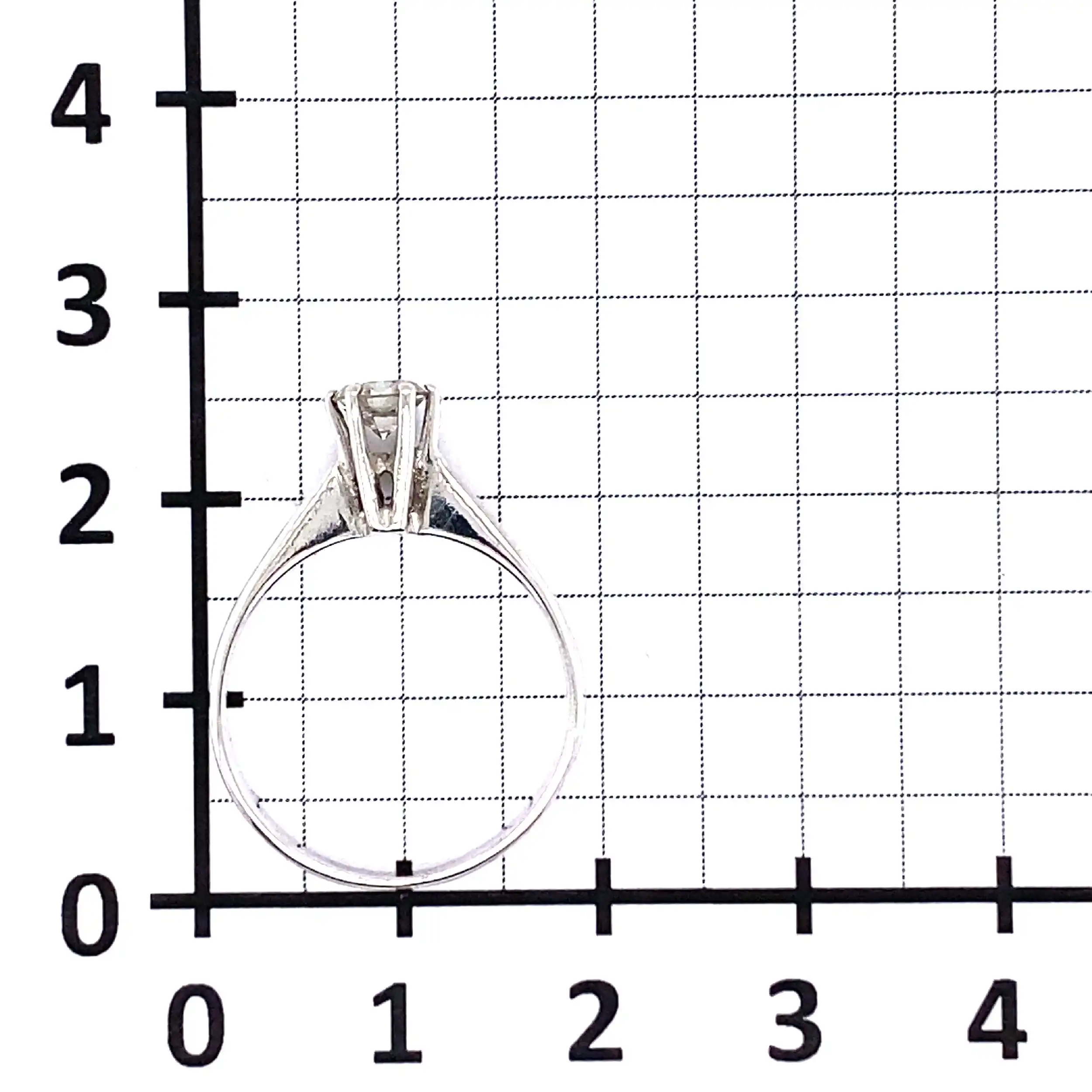 Ring Weißgold mit Brillant Solitär Ring Weißgold mit Brillant Solitär