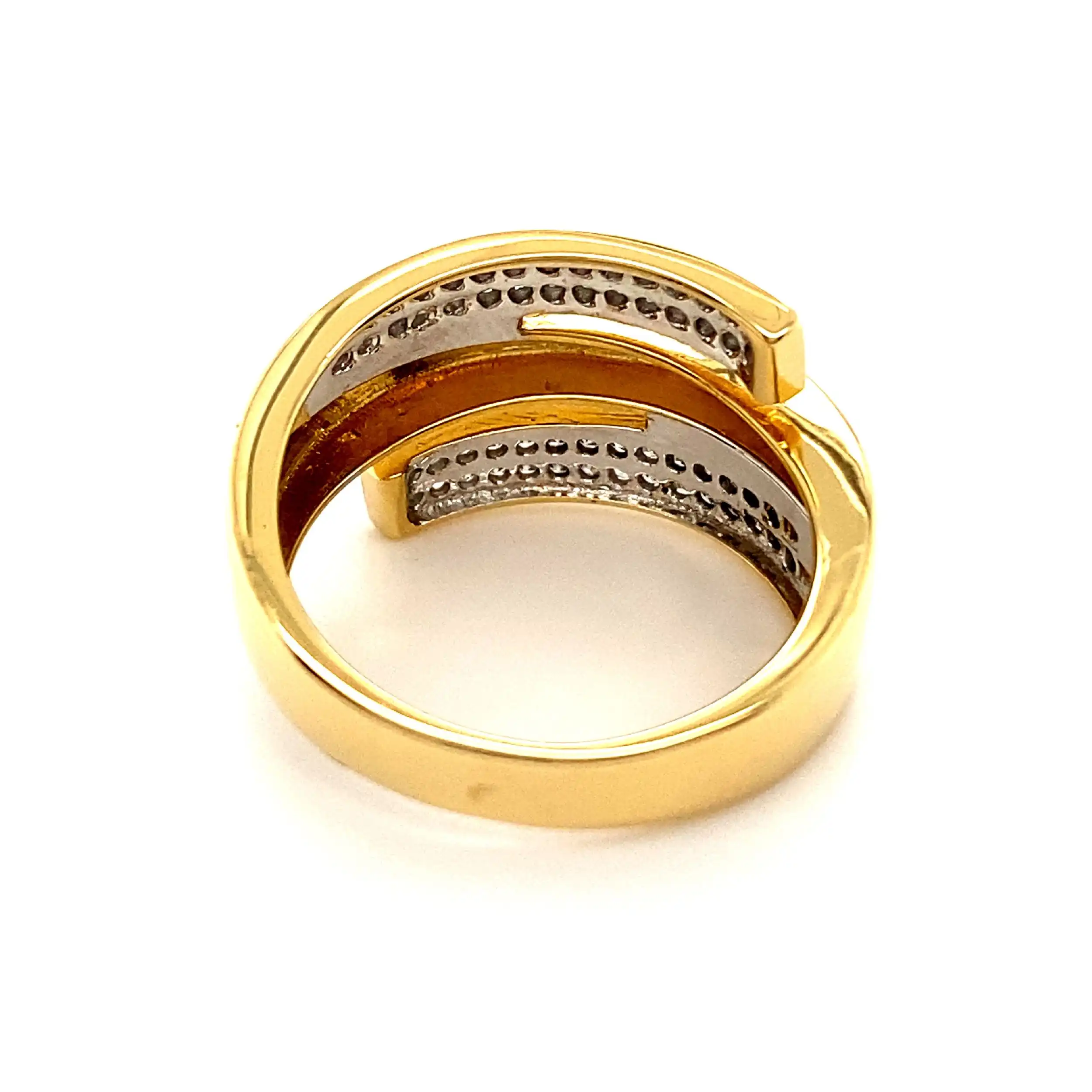 Ring Bicolor mit Brillanten Ring Bicolor mit Brillanten