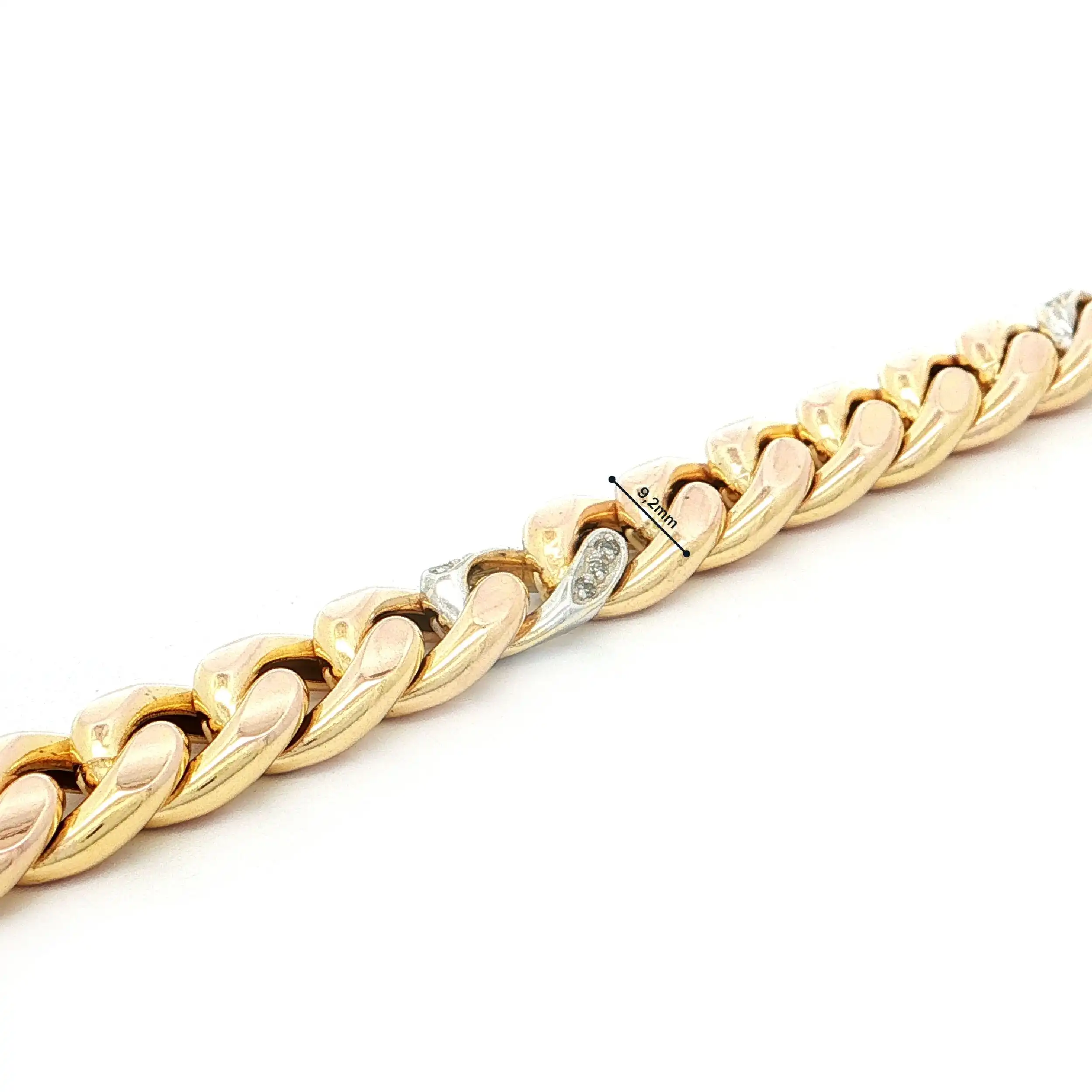 Armband Bicolor mit Brillanten Armband Bicolor mit Brillanten