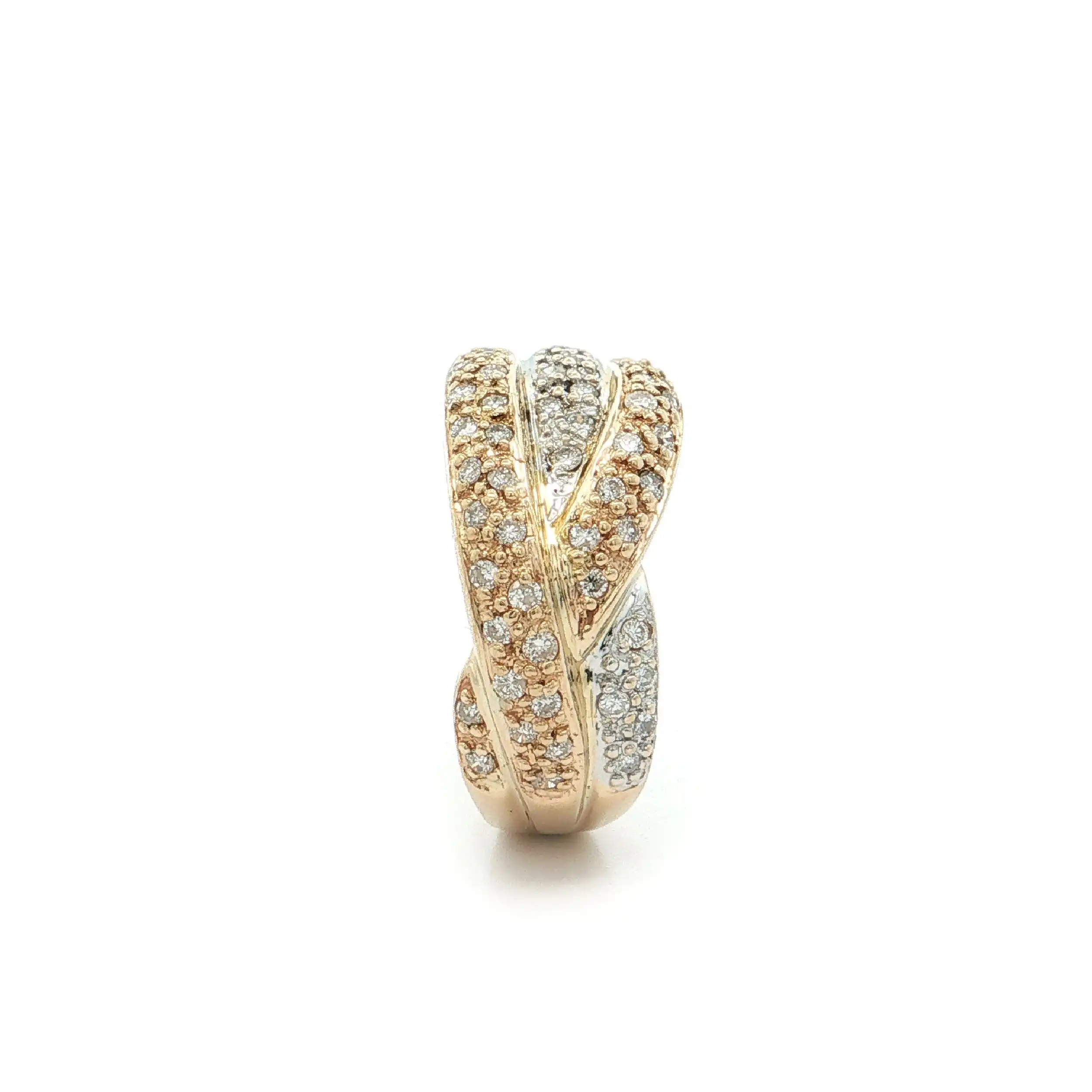 Ring Bicolor mit Brillanten Ring Bicolor mit Brillanten