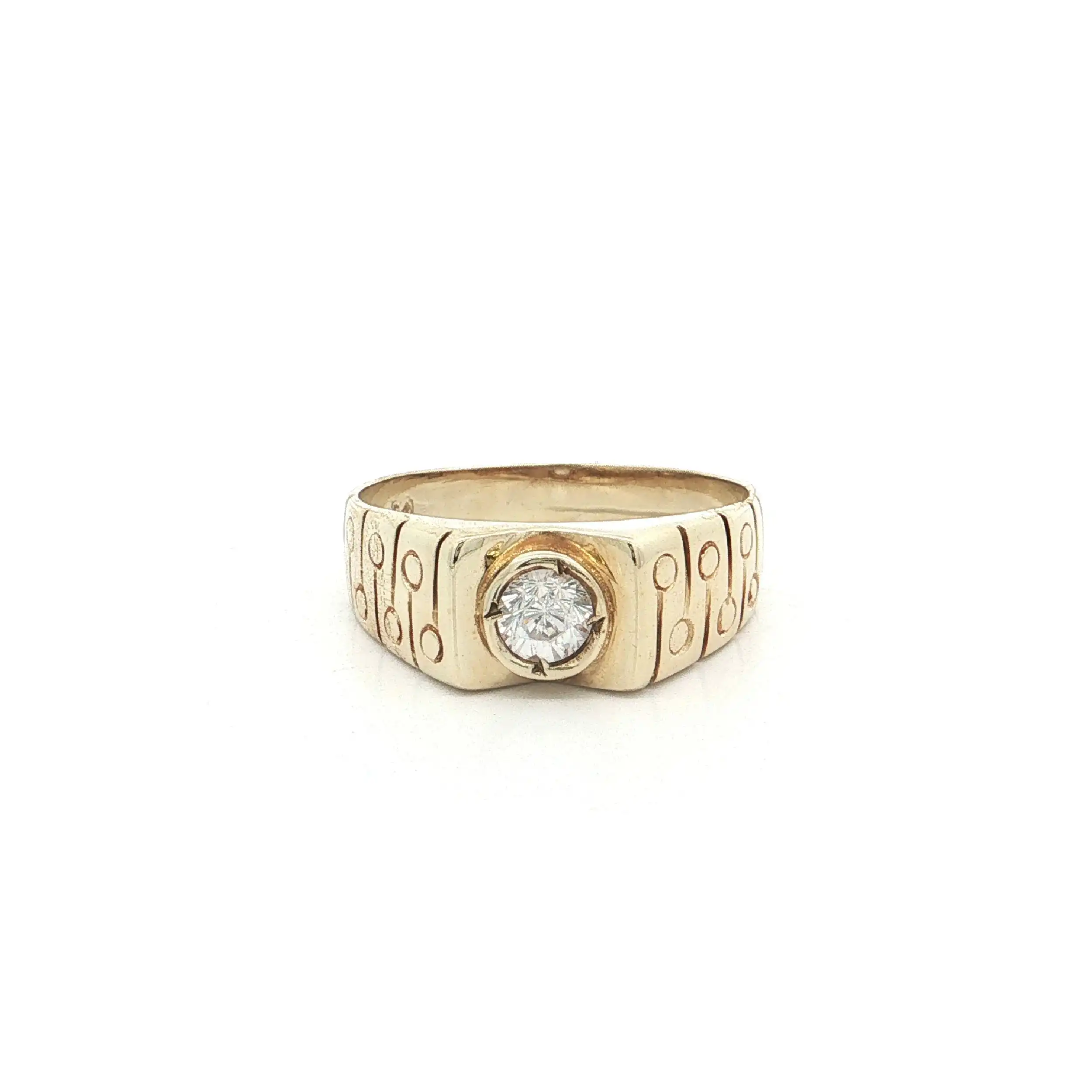 Ring Gelbgold mit Zirkonia