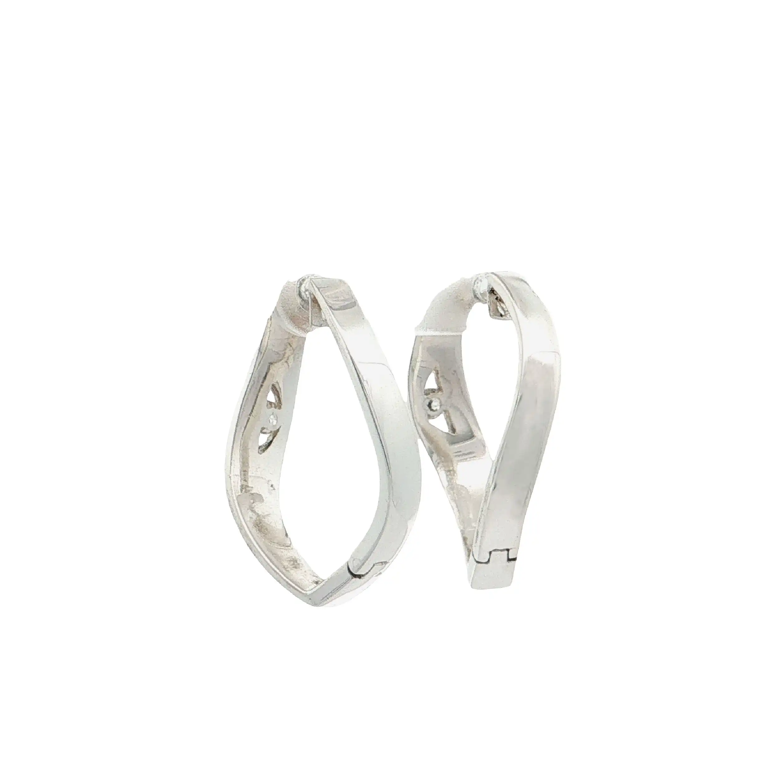 Creolen Silber mit Zirkonia Creolen Silber mit Zirkonia